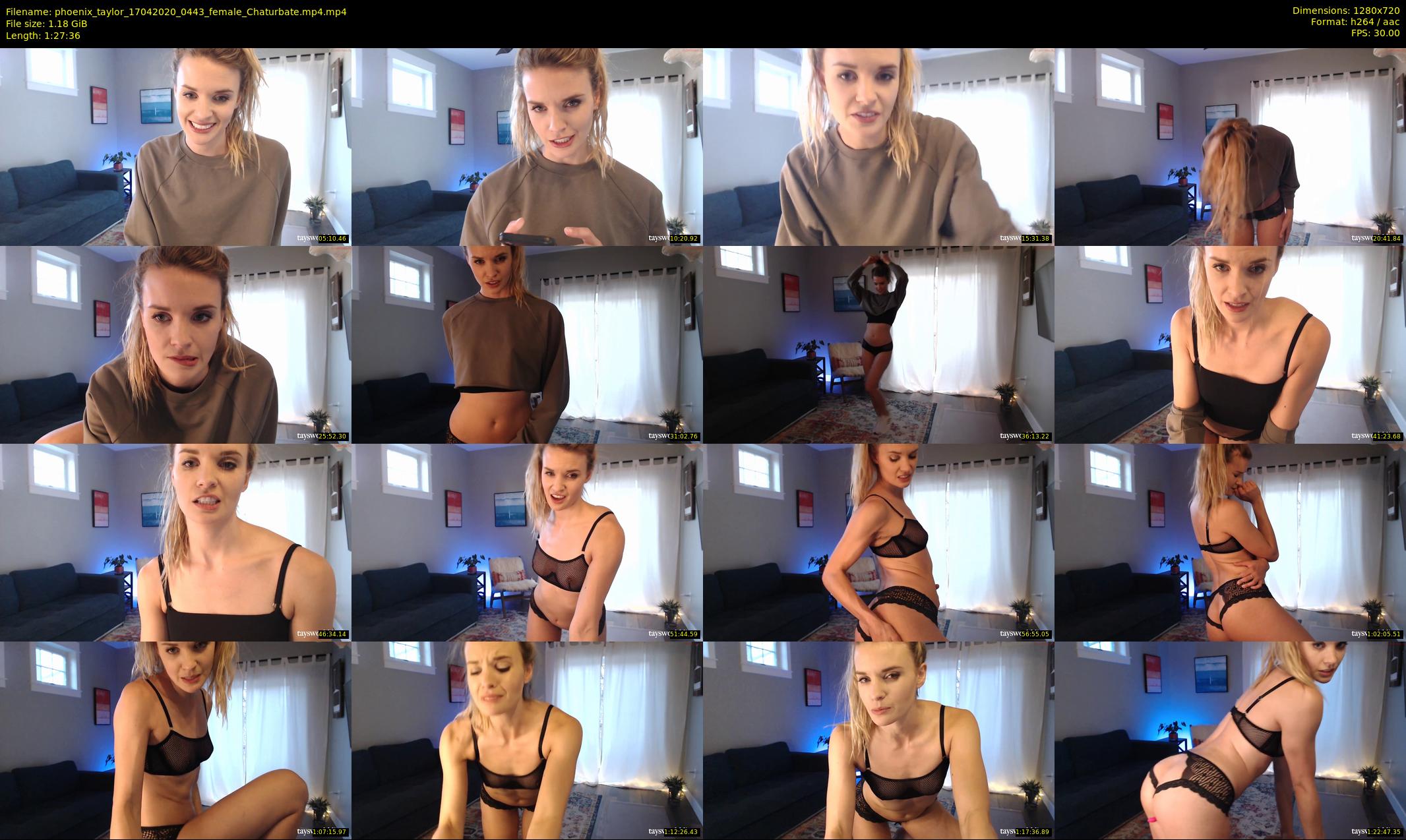phoenix_taylor — 88 minute Chaturbate female cam show recording, 720p, Apr 17, 2020