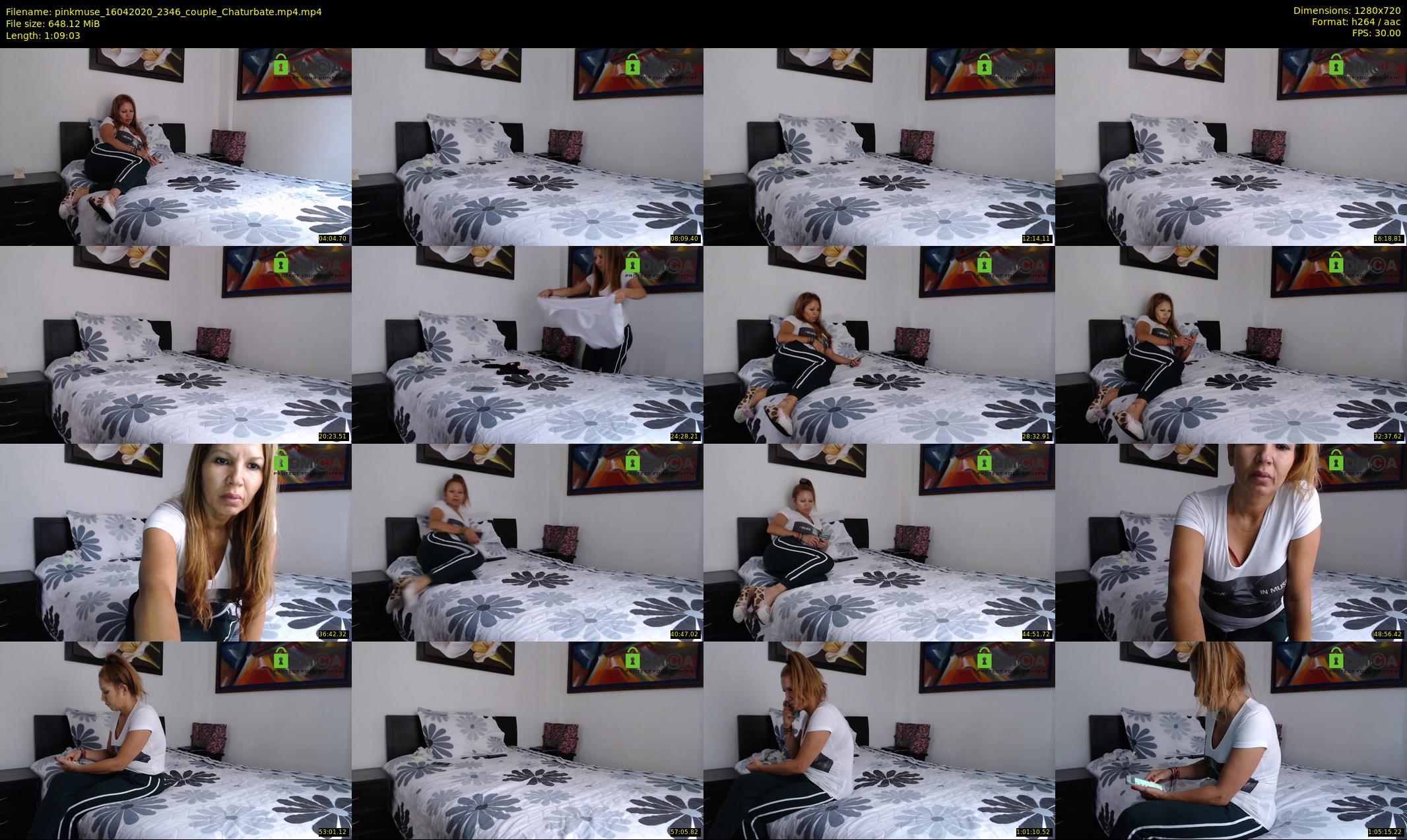 pinkmuse — 70 minute Chaturbate couple cam show recording, 720p, Apr 16, 2020