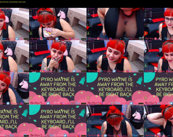 pyrowayne — 55 minute Chaturbate female cam show recording, 720p, Apr 17, 2020