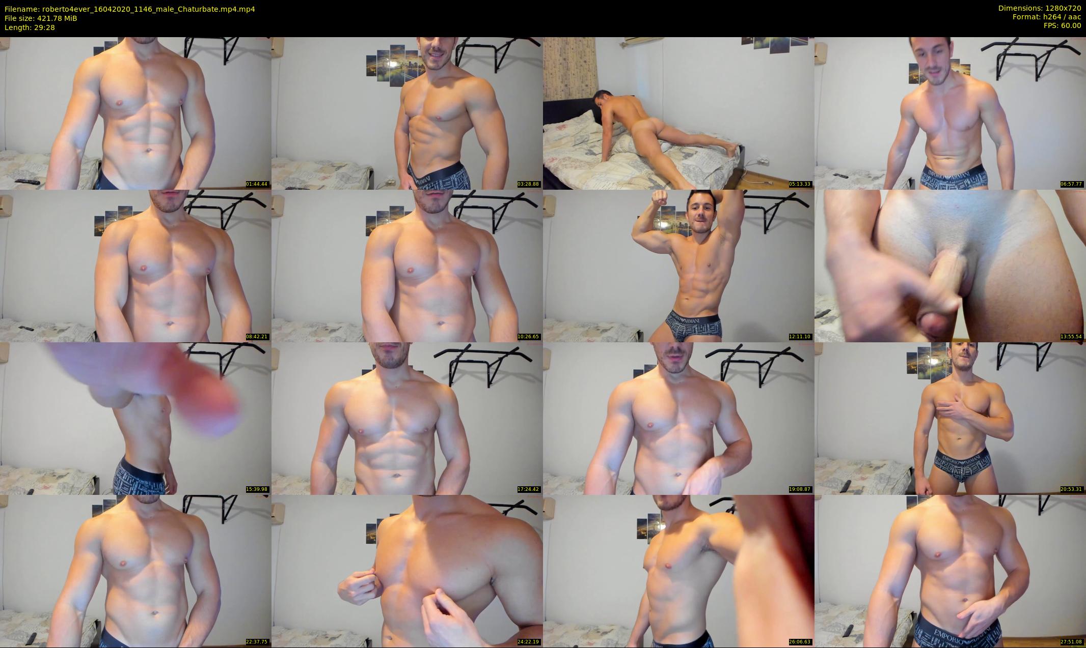 roberto4ever — 30 minute Chaturbate male cam show recording, 720p, Apr 16, 2020