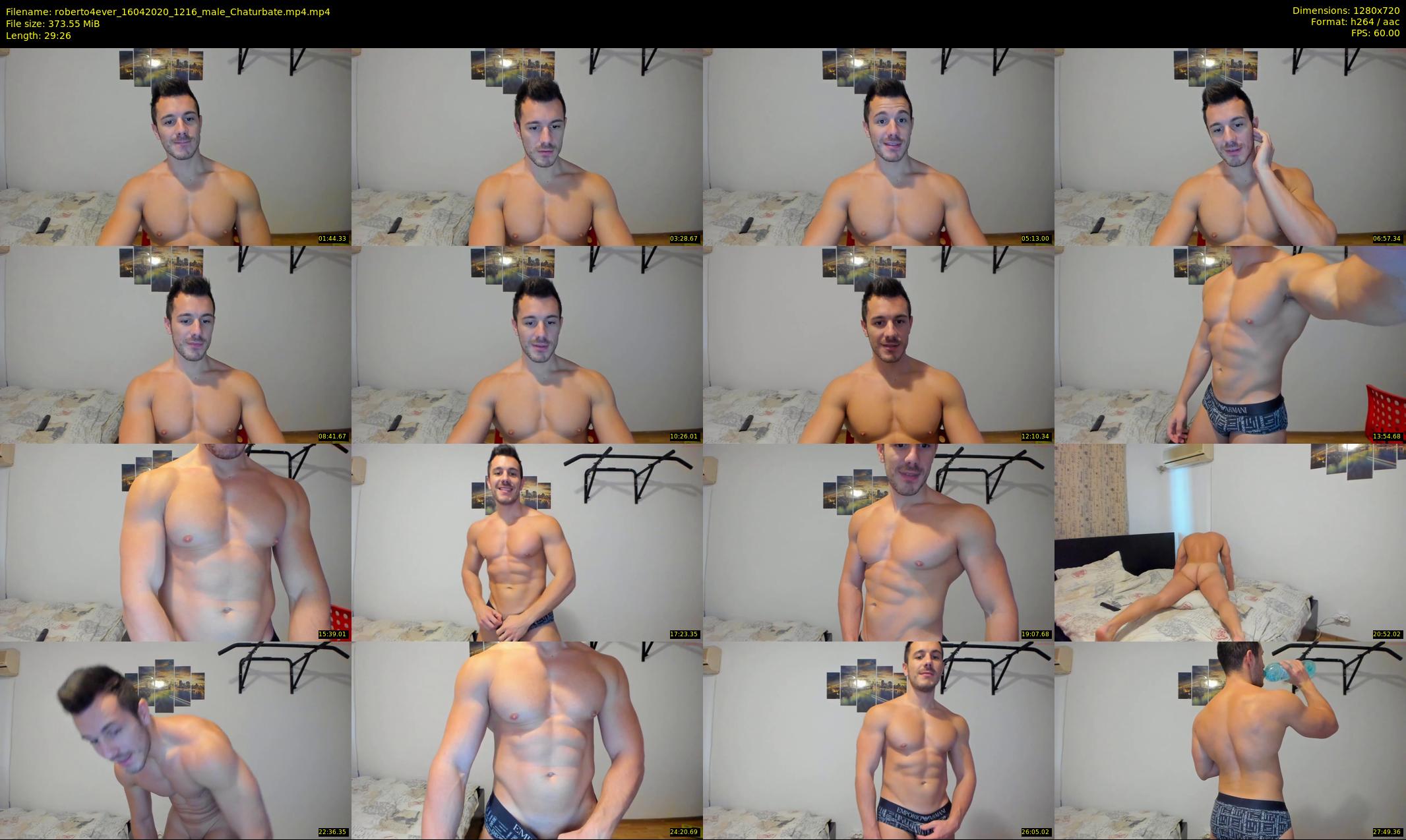 roberto4ever — 30 minute Chaturbate male cam show recording, 720p, Apr 16, 2020