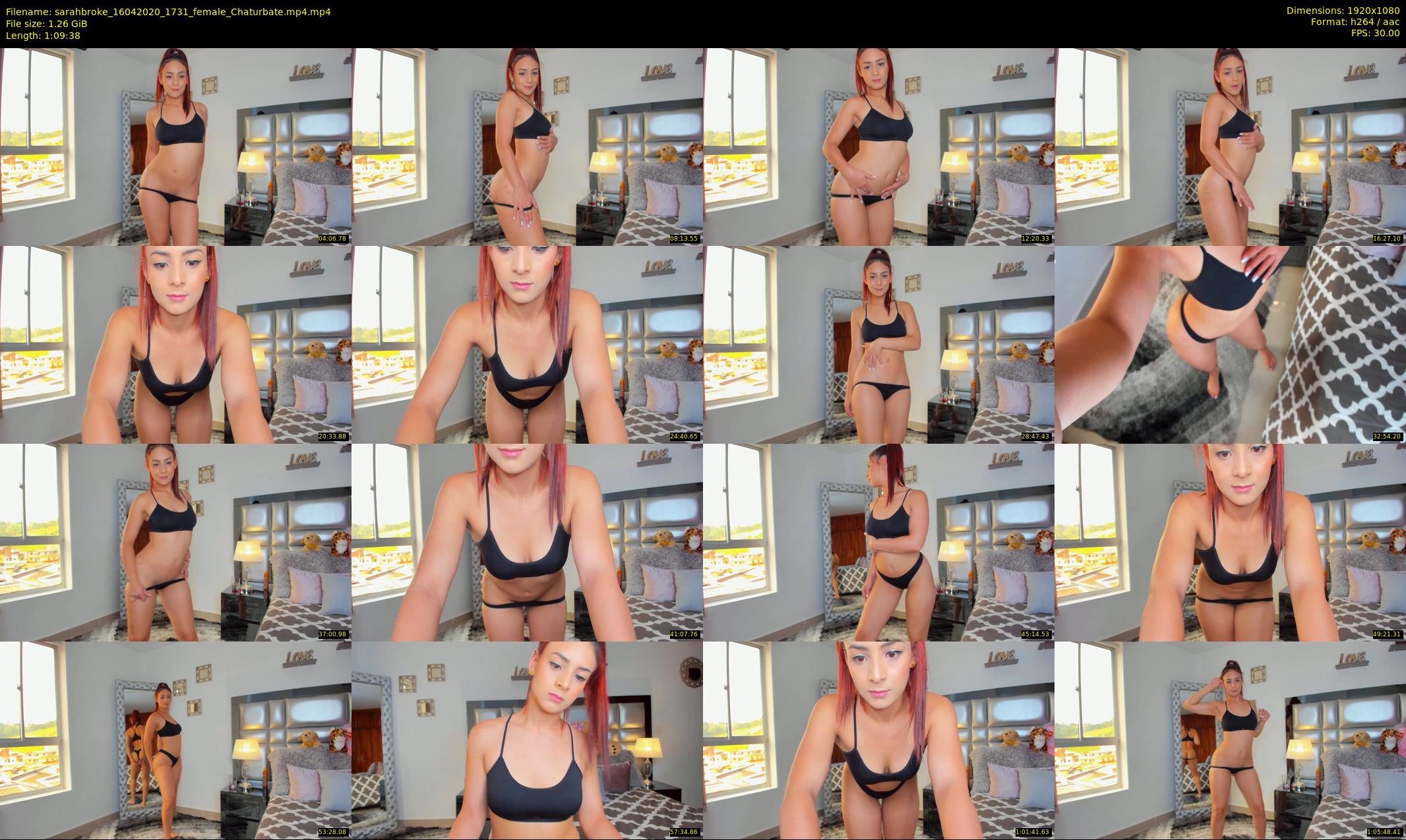 sarahbroke — 70 minute Chaturbate female cam show recording, 1080p, Apr 16, 2020