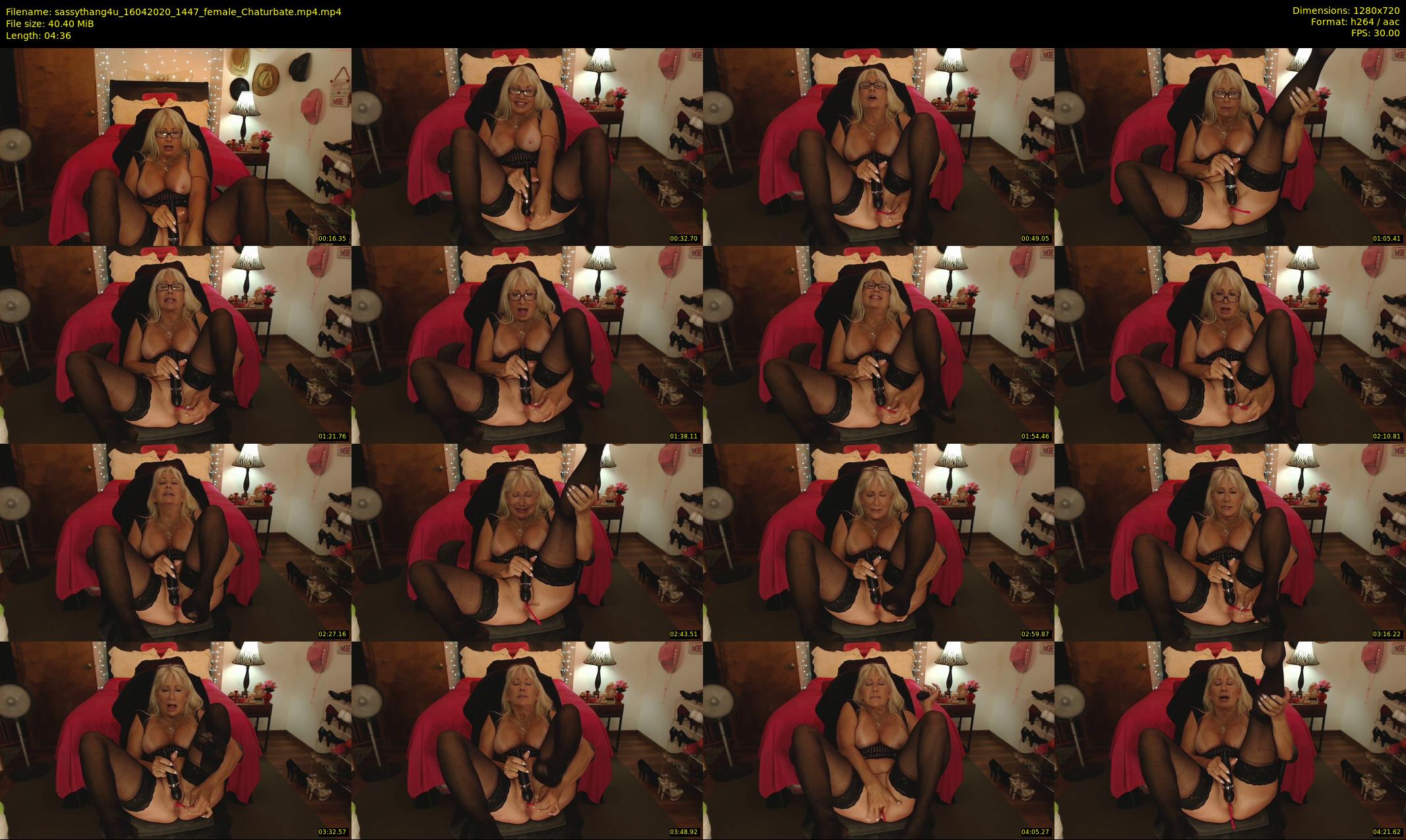 sassythang4u — 5 minute Chaturbate female cam show recording, 720p, Apr 16, 2020