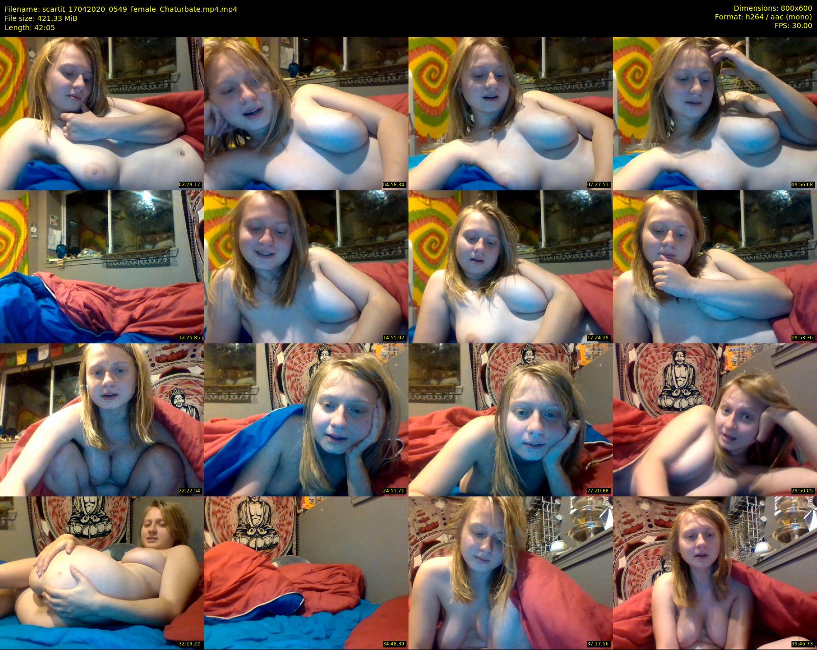 scartit — 43 minute Chaturbate female cam show recording, 480p, Apr 17, 2020