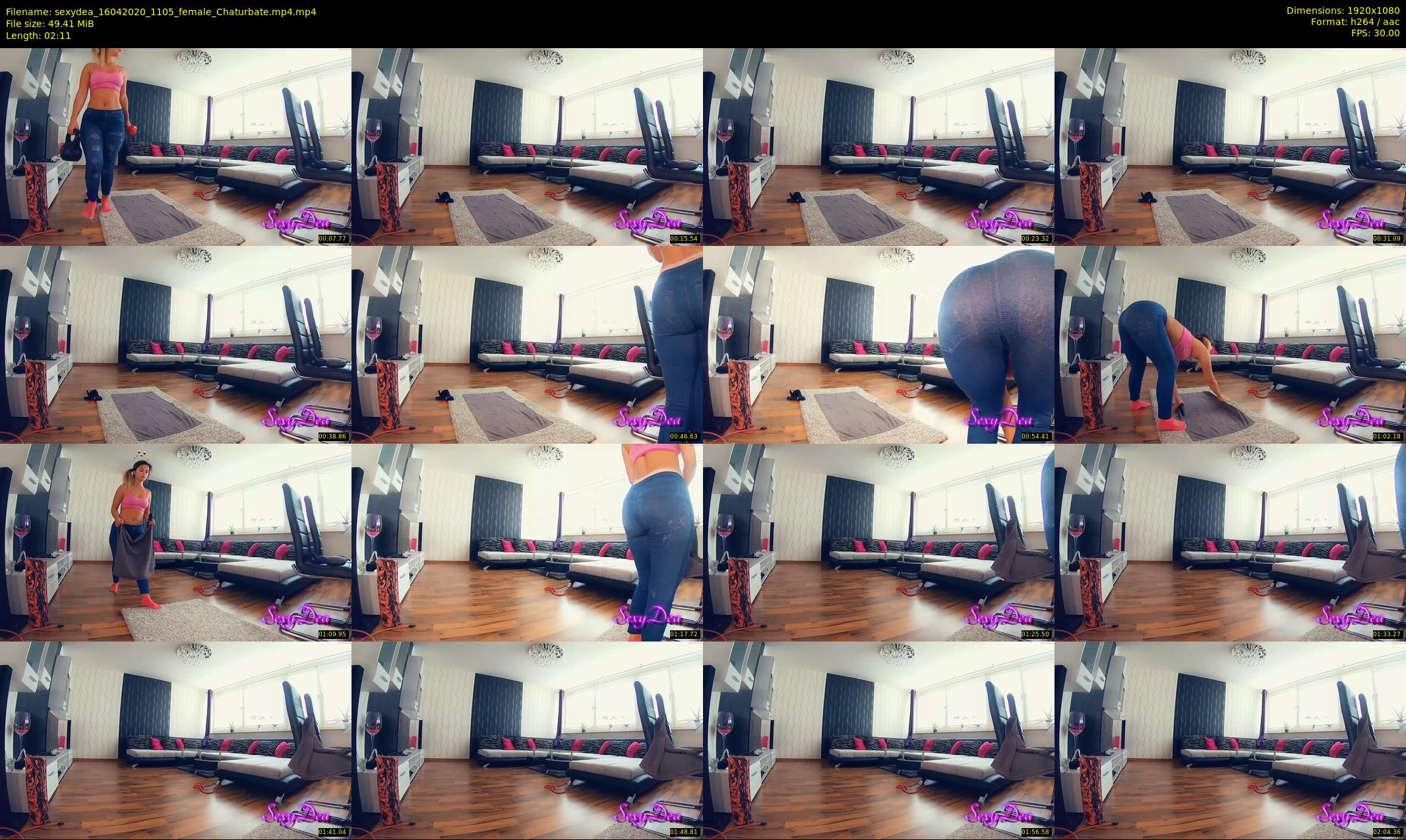 sexydea — 3 minute Chaturbate female cam show recording, 1080p, Apr 16, 2020