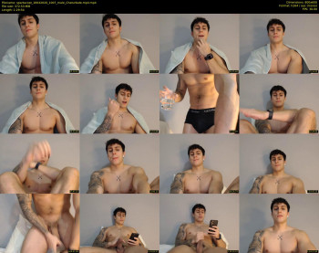 spartacozz — 90 minute Chaturbate male cam show recording, 480p, Apr 16, 2020