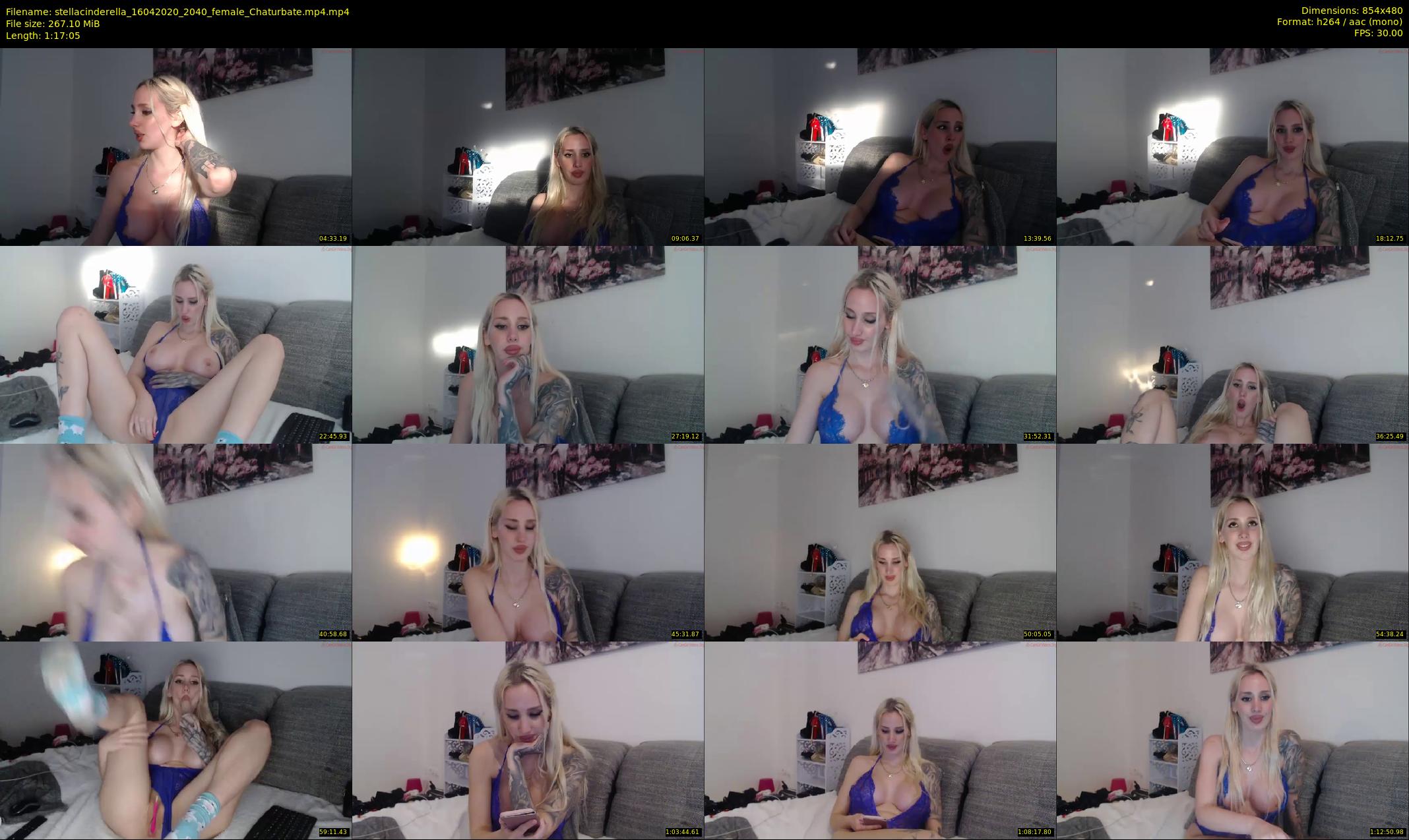stellacinderella — 78 minute Chaturbate female cam show recording, 480p, Apr 16, 2020