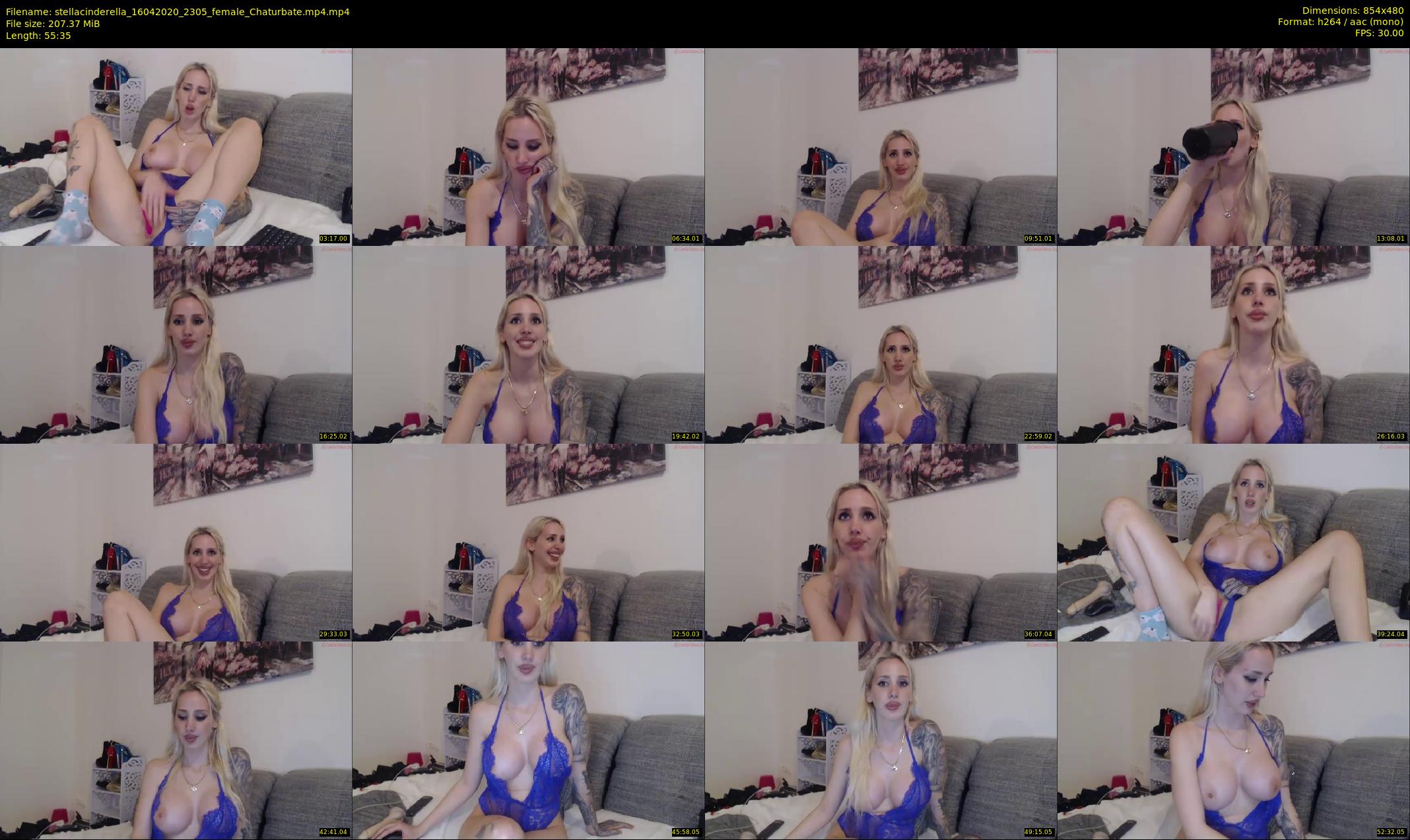 stellacinderella — 56 minute Chaturbate female cam show recording, 480p, Apr 16, 2020