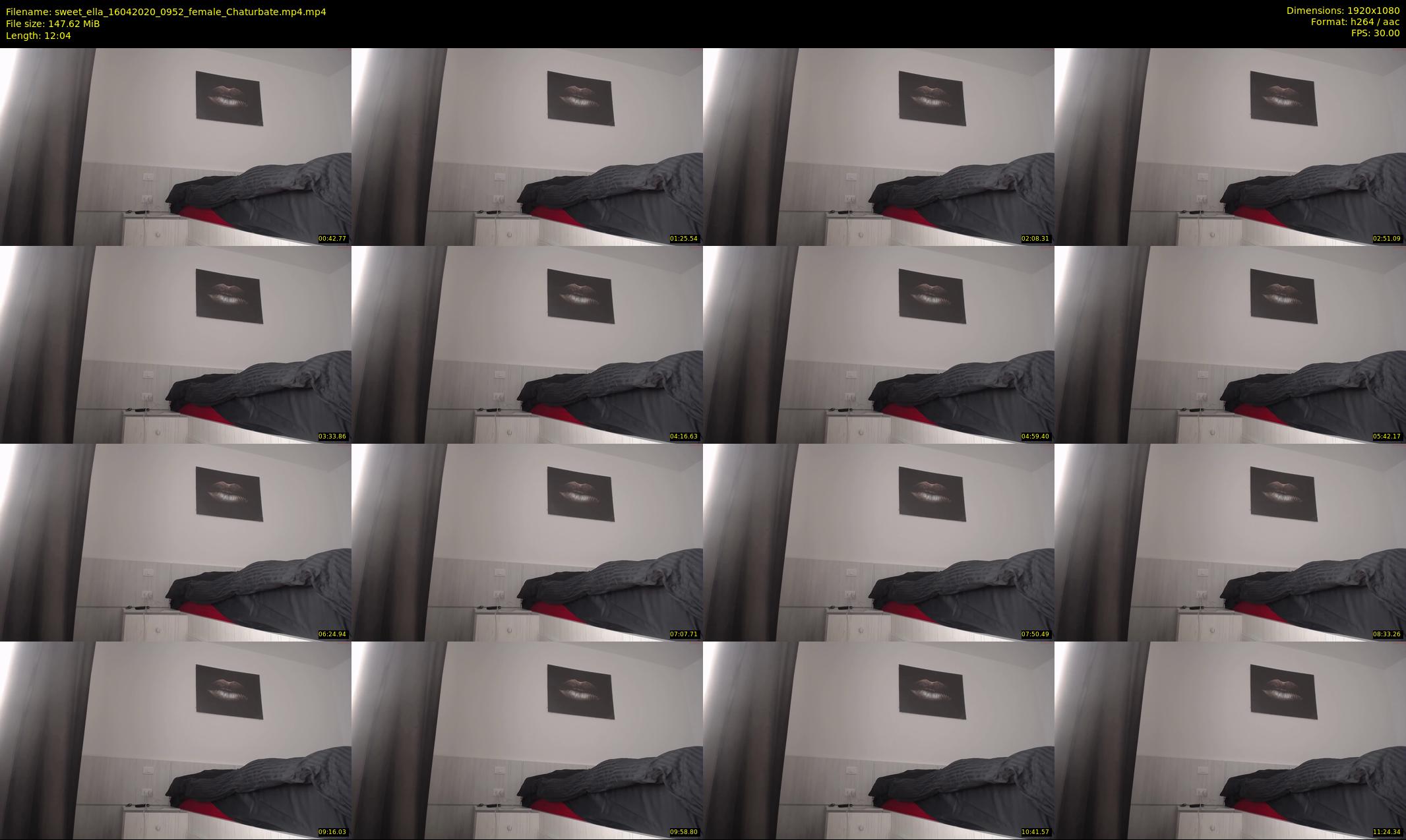 sweet_ella — 13 minute Chaturbate female cam show recording, 1080p, Apr 16, 2020