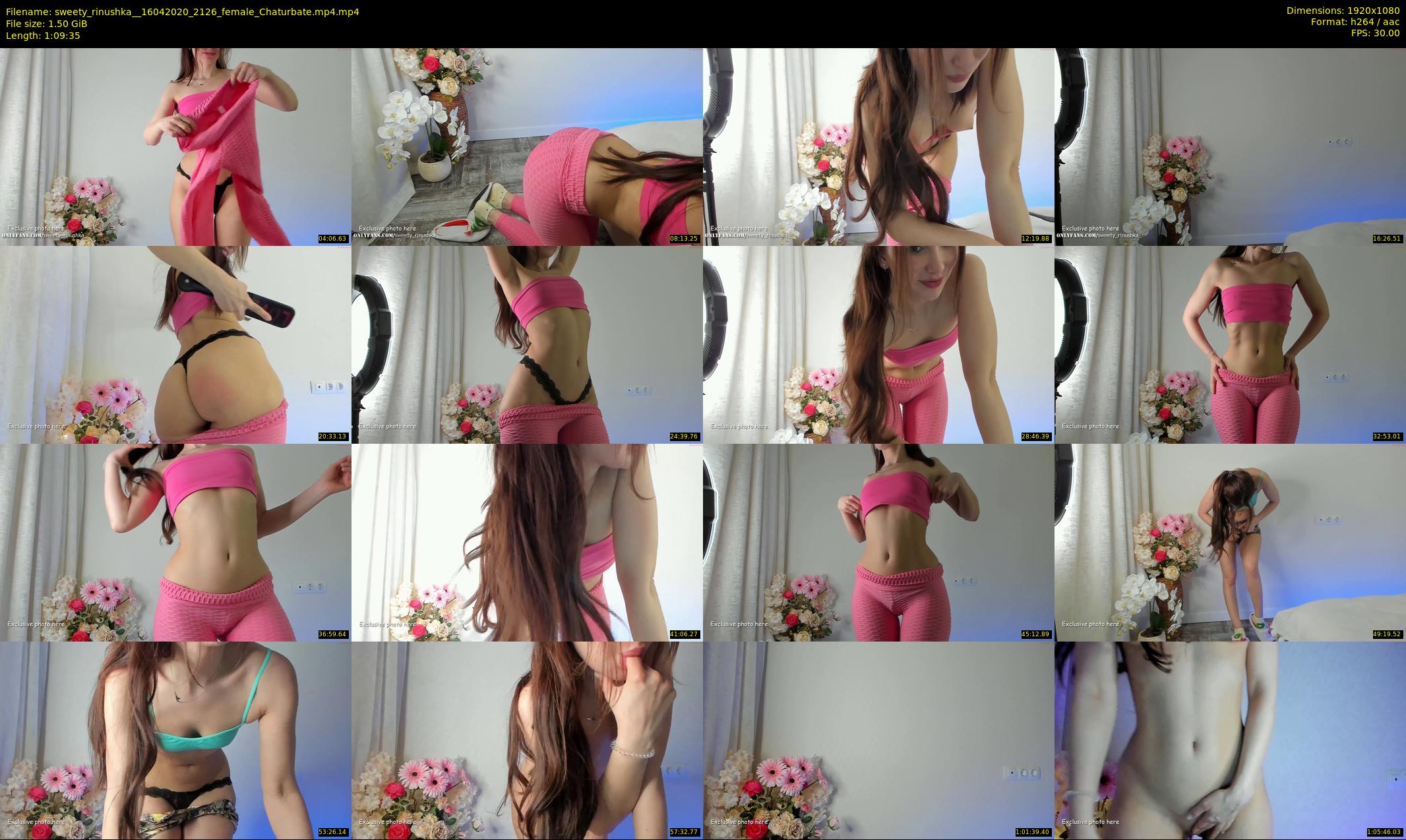 sweety_rinushka_ — 70 minute Chaturbate female cam show recording, 1080p, Apr 16, 2020