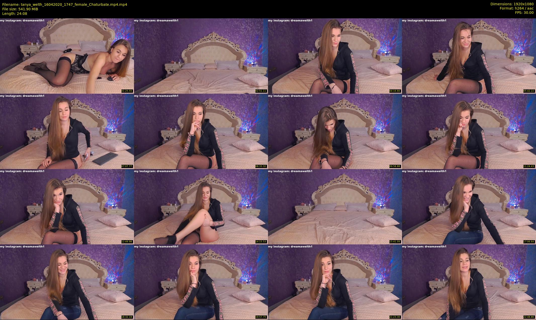tanya_welth — 25 minute Chaturbate female cam show recording, 1080p, Apr 16, 2020