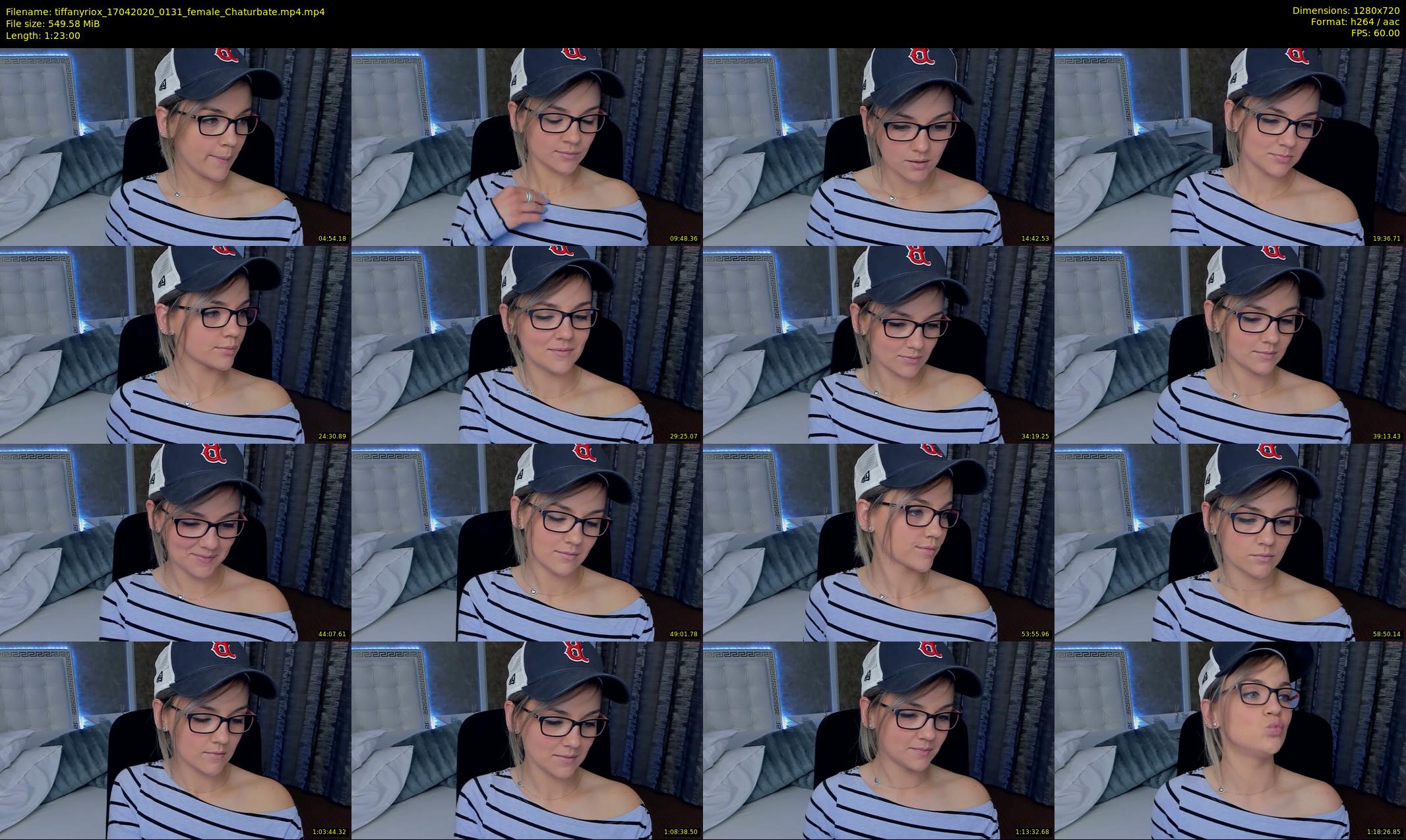 tiffanyriox — 83 minute Chaturbate female cam show recording, 720p, Apr 17, 2020