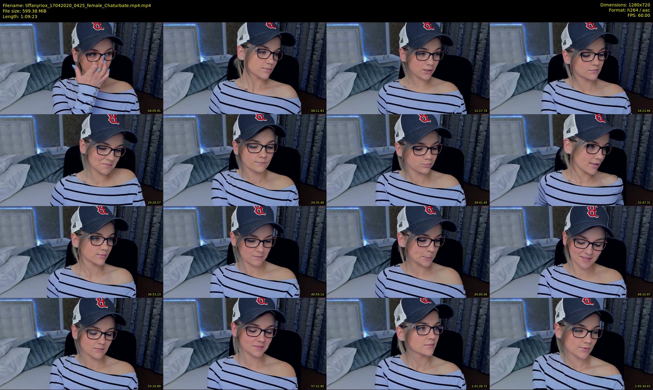 tiffanyriox — 70 minute Chaturbate female cam show recording, 720p, Apr 17, 2020