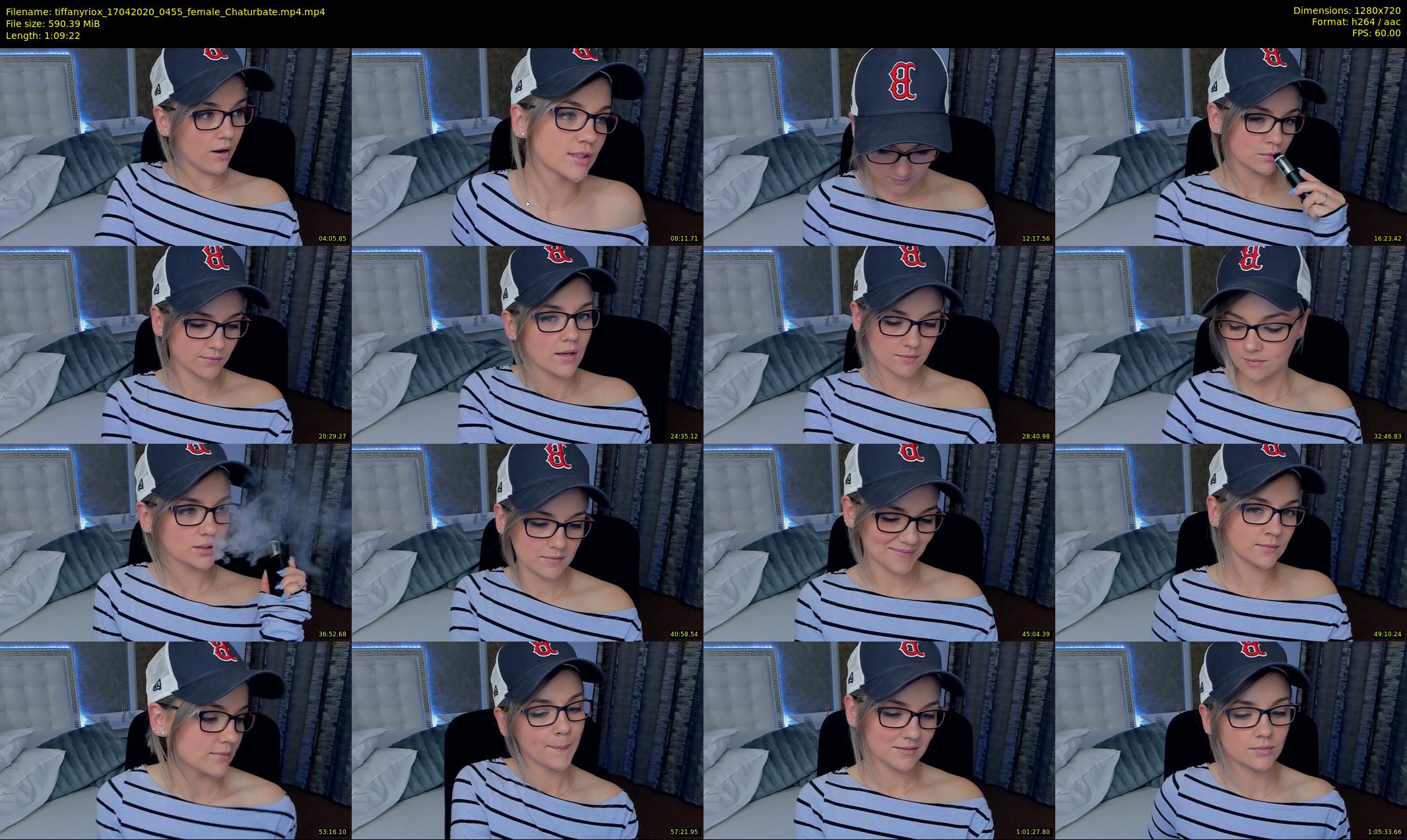 tiffanyriox — 70 minute Chaturbate female cam show recording, 720p, Apr 17, 2020