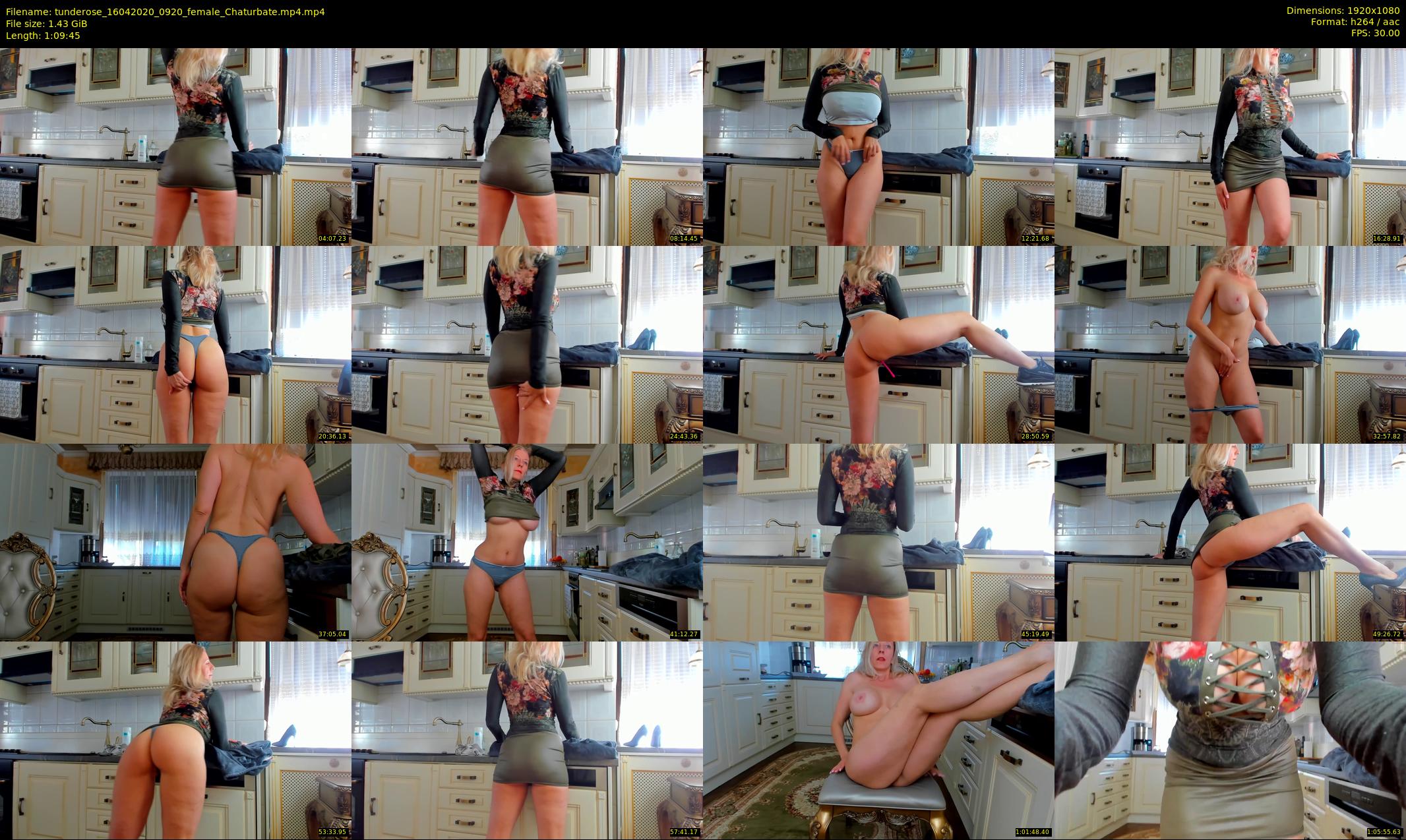 tunderose — 70 minute Chaturbate female cam show recording, 1080p, Apr 16, 2020