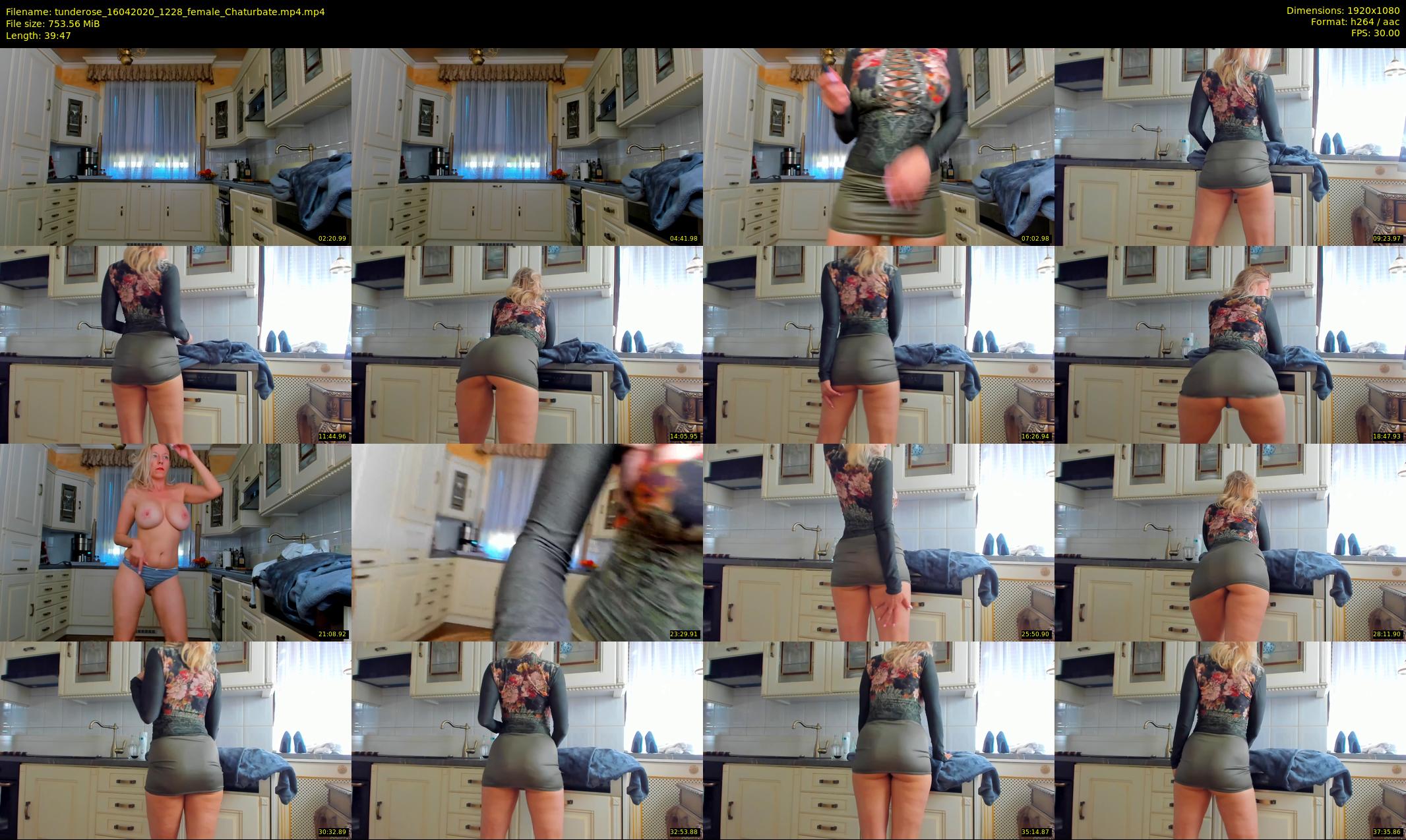 tunderose — 40 minute Chaturbate female cam show recording, 1080p, Apr 16, 2020
