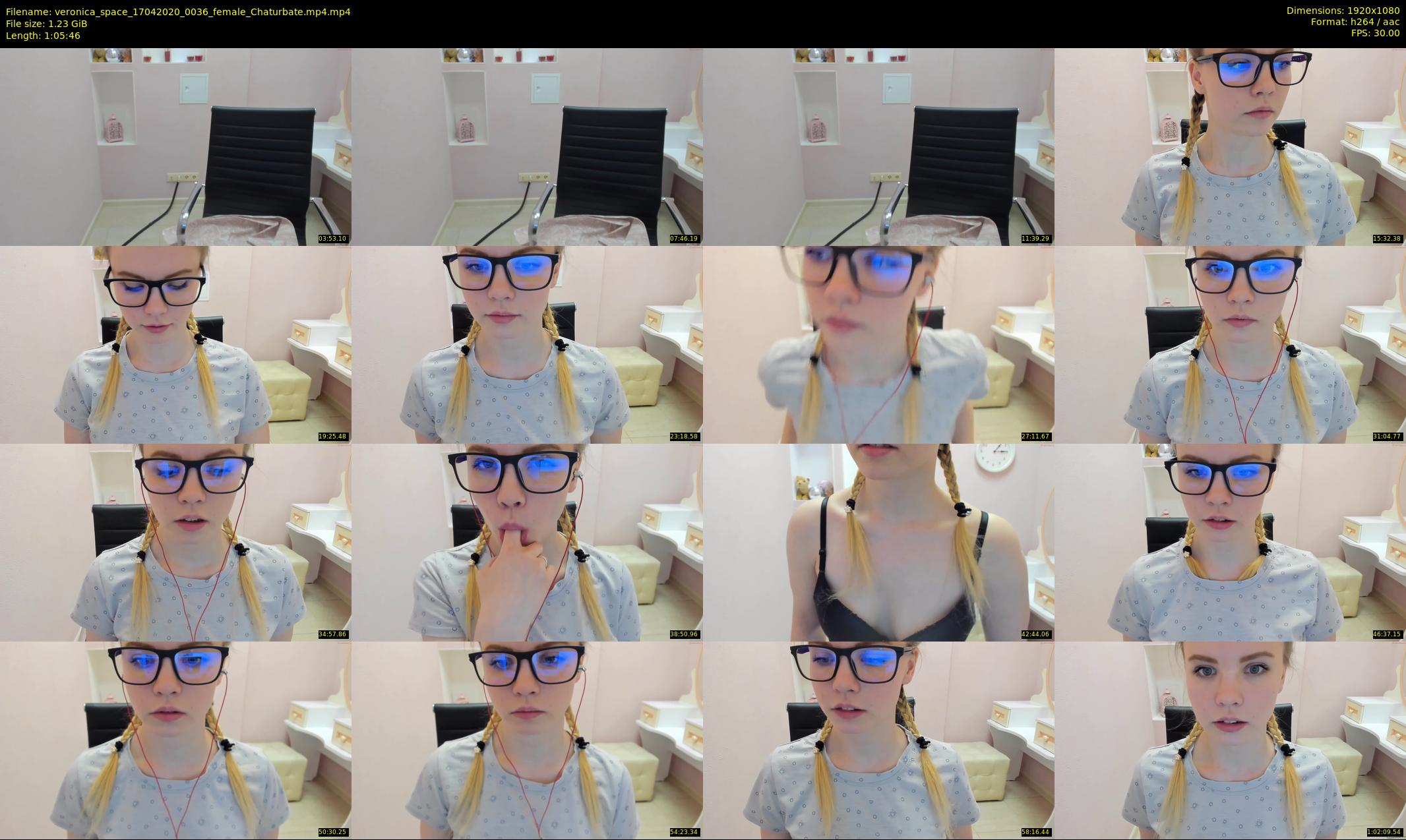 veronica_space — 66 minute Chaturbate female cam show recording, 1080p, Apr 17, 2020