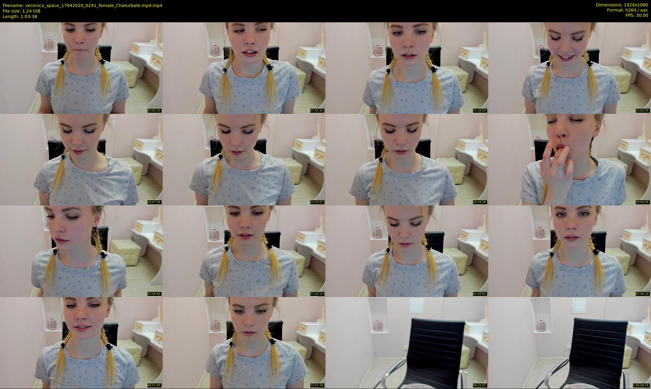 veronica_space — 64 minute Chaturbate female cam show recording, 1080p, Apr 17, 2020