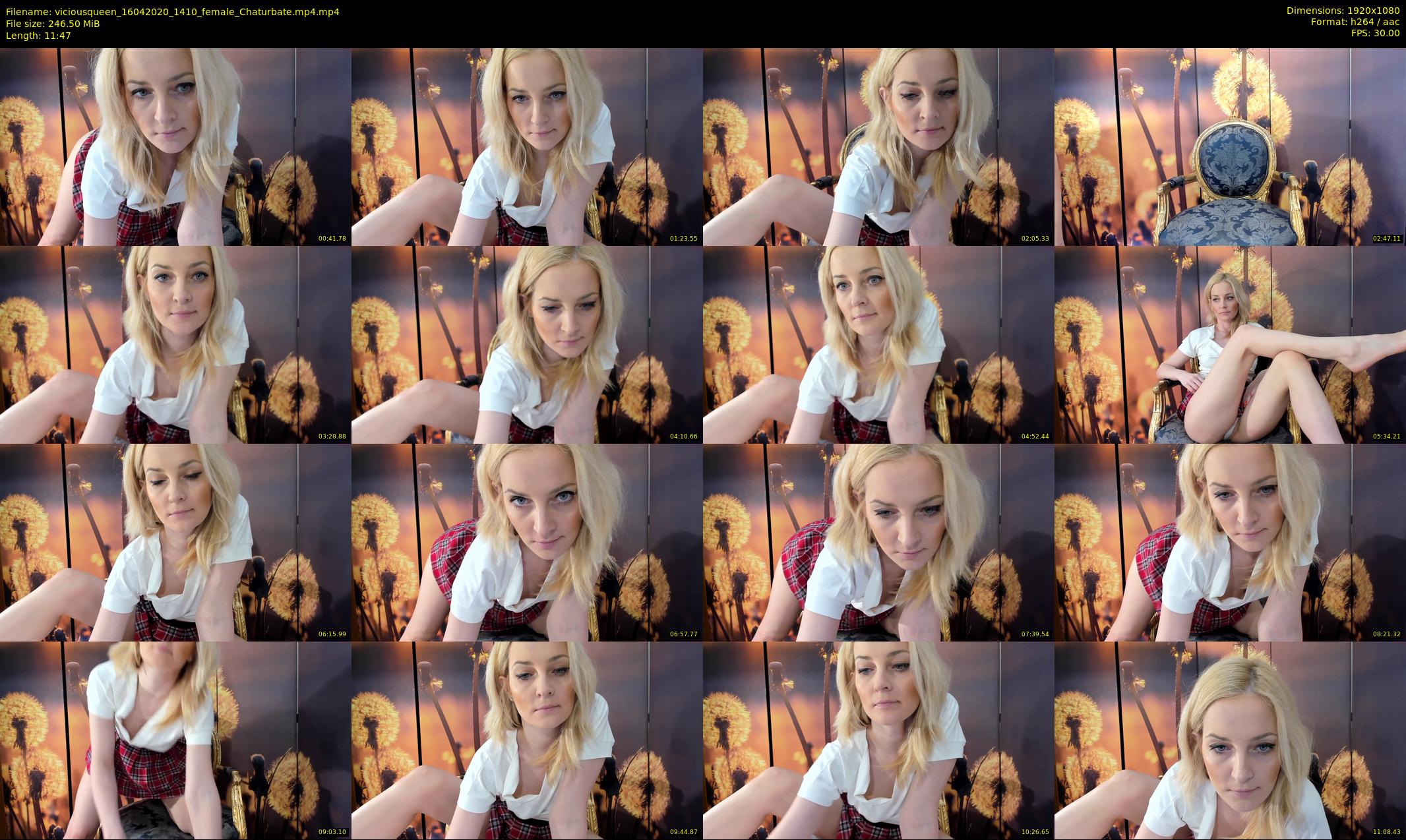 viciousqueen — 12 minute Chaturbate female cam show recording, 1080p, Apr 16, 2020