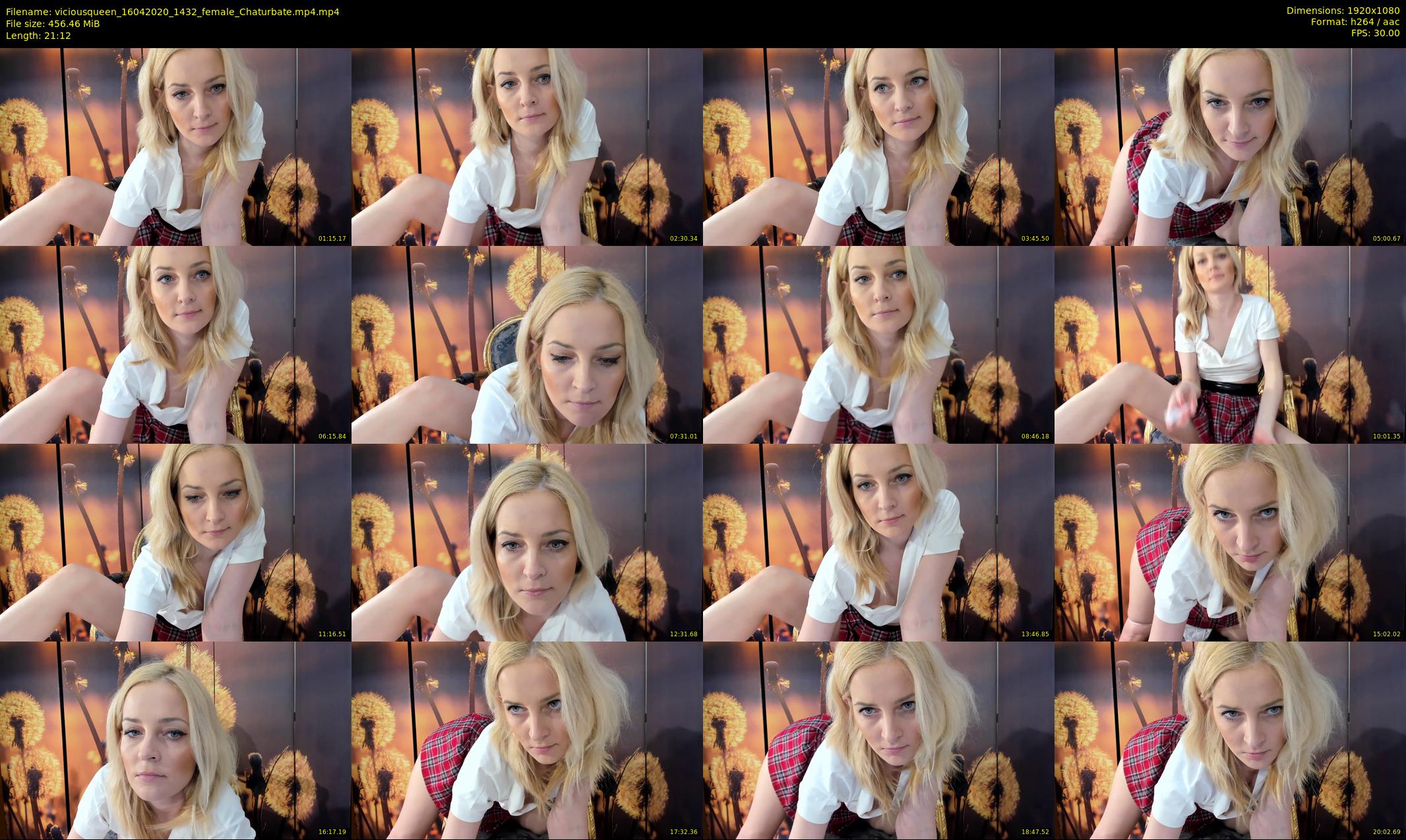 viciousqueen — 22 minute Chaturbate female cam show recording, 1080p, Apr 16, 2020