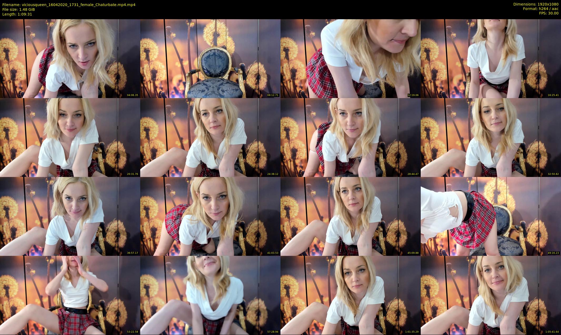 viciousqueen — 70 minute Chaturbate female cam show recording, 1080p, Apr 16, 2020