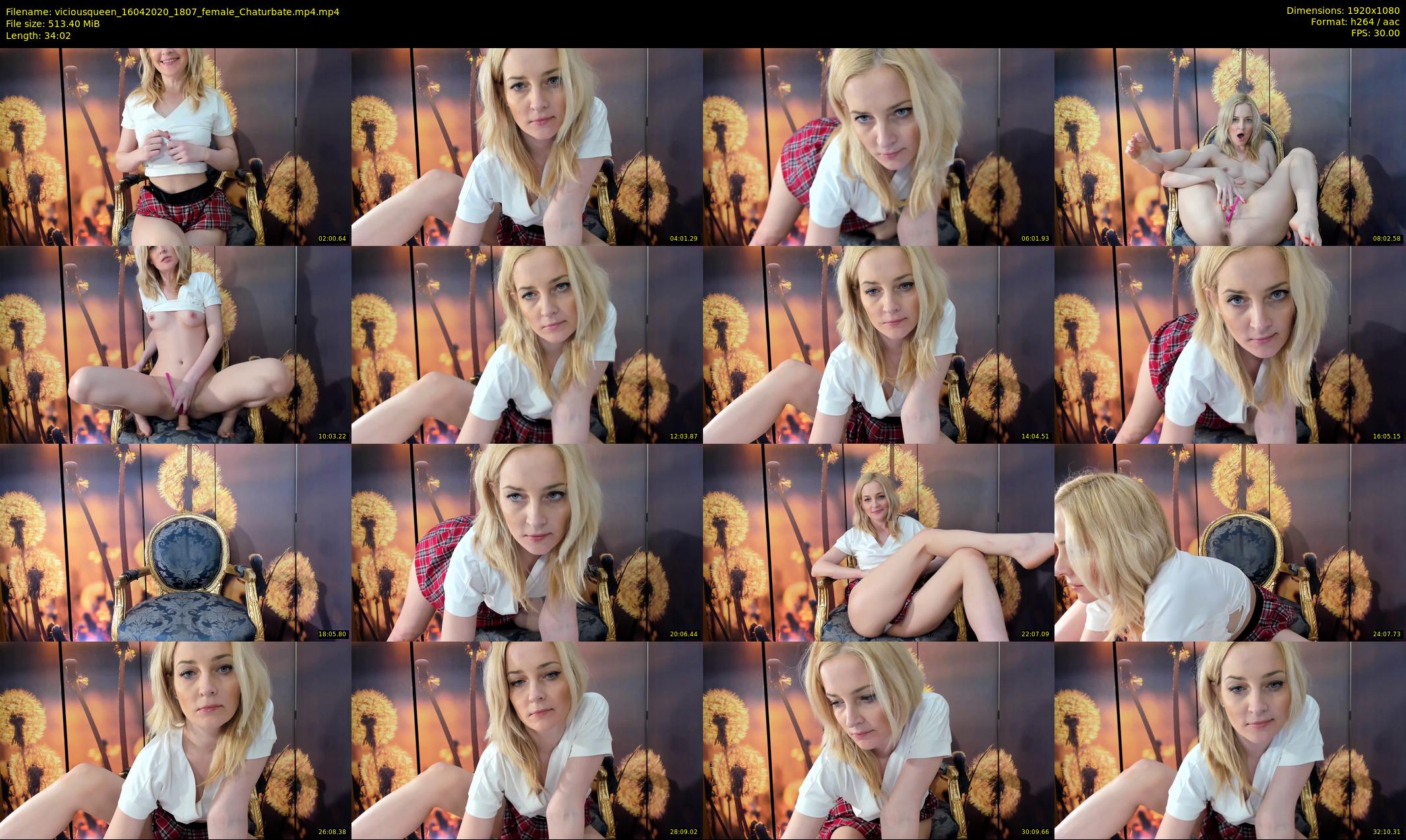 viciousqueen — 35 minute Chaturbate female cam show recording, 1080p, Apr 16, 2020