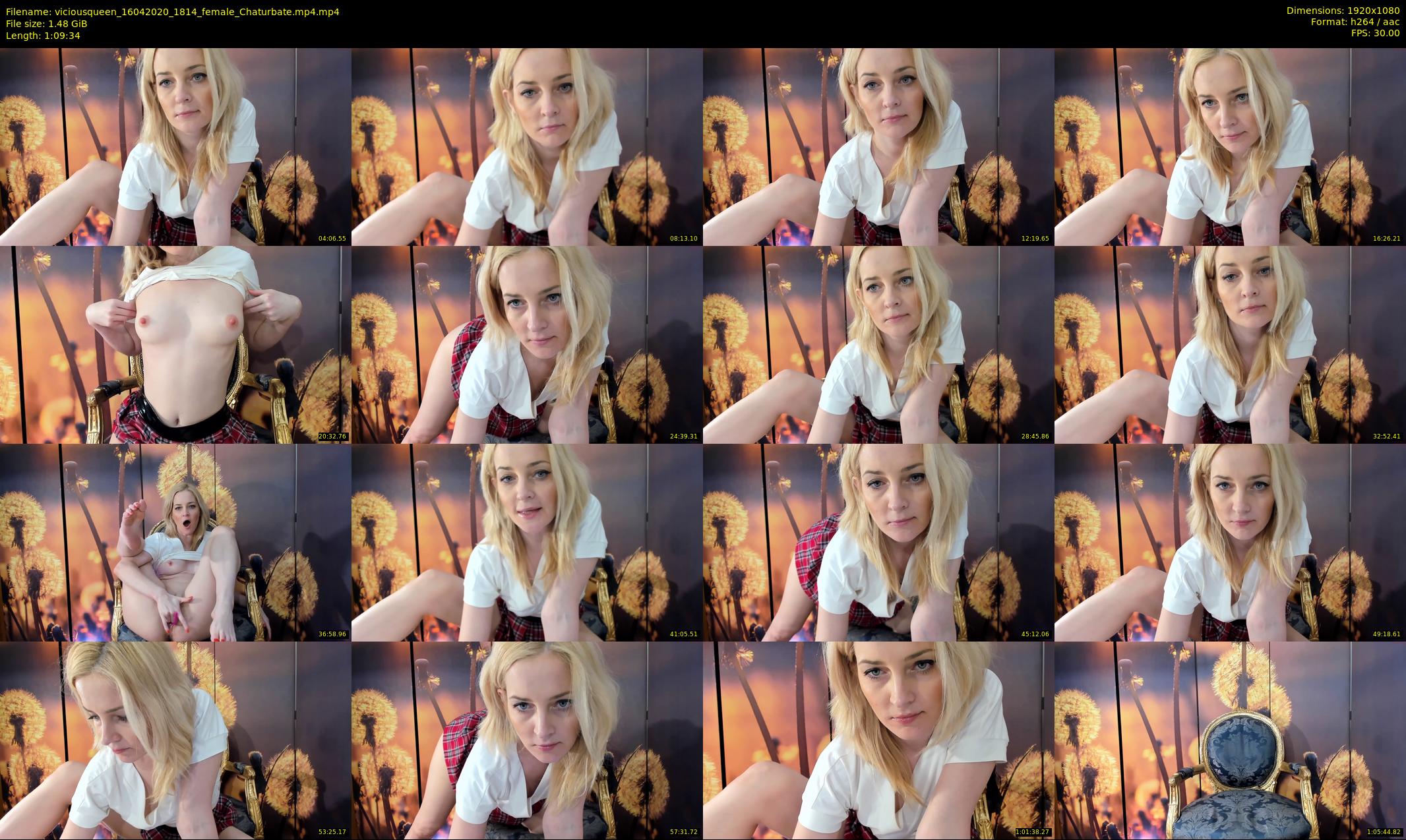 viciousqueen — 70 minute Chaturbate female cam show recording, 1080p, Apr 16, 2020
