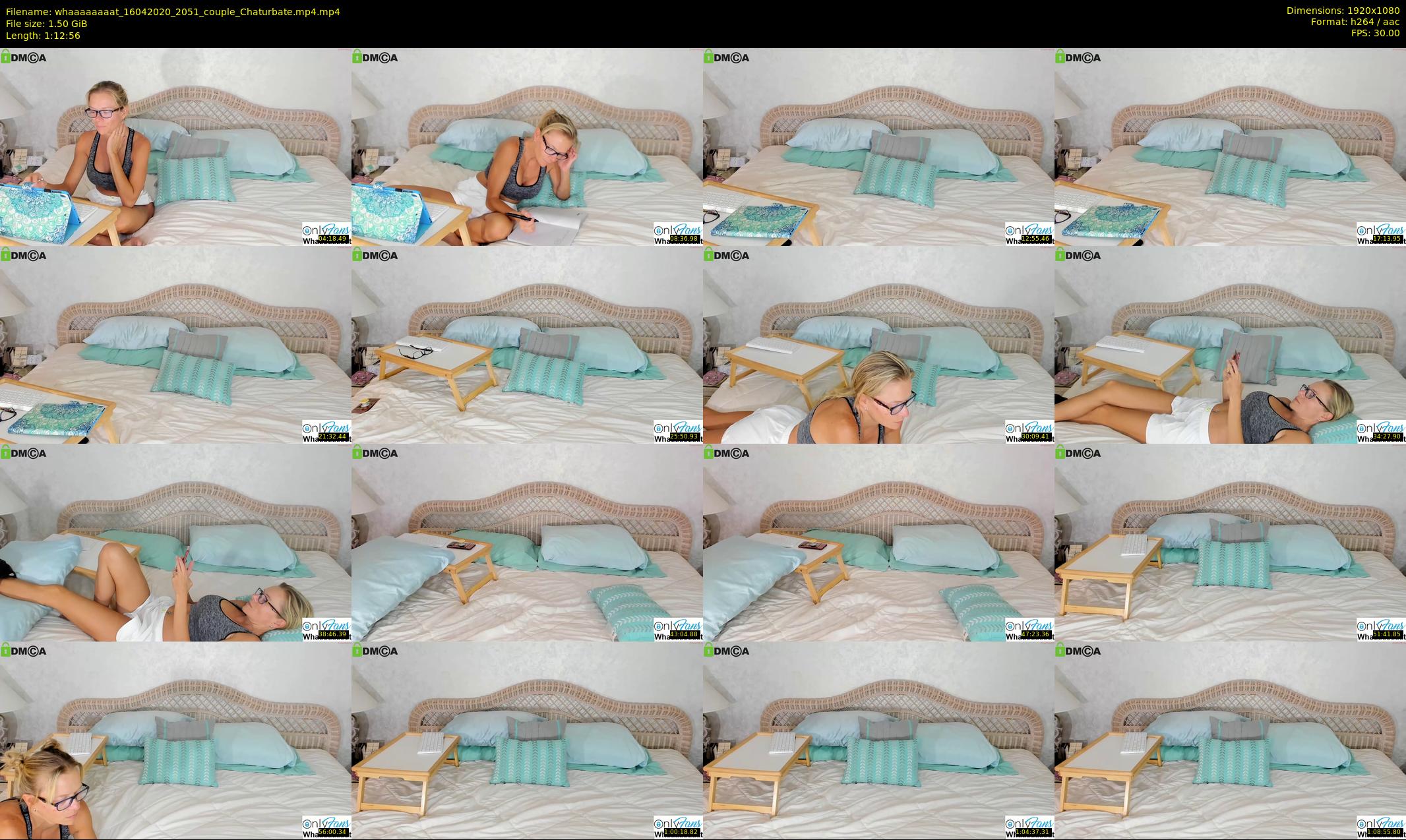 whaaaaaaaat — 73 minute Chaturbate couple cam show recording, 1080p, Apr 16, 2020