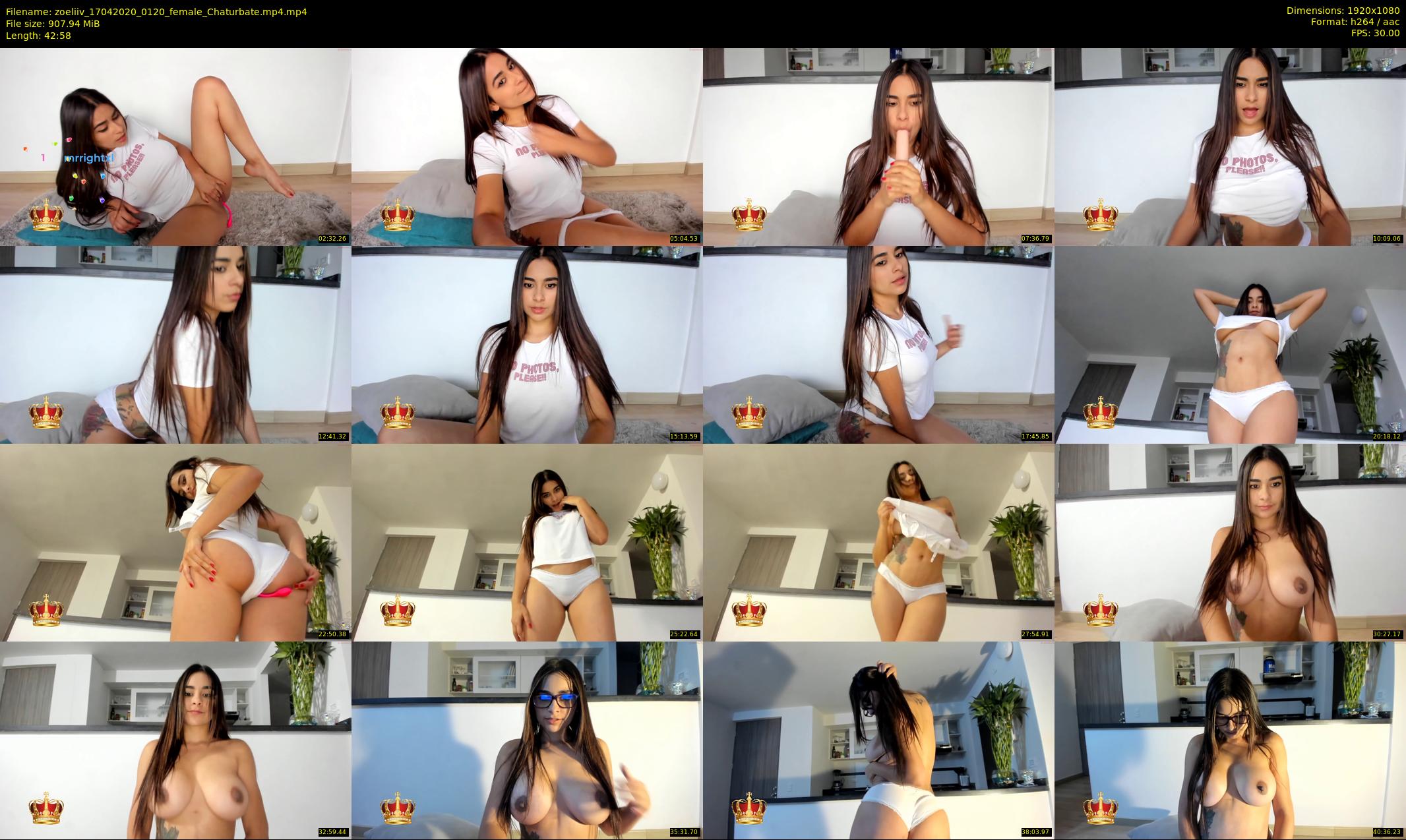 zoeliiv — 43 minute Chaturbate female cam show recording, 1080p, Apr 17, 2020