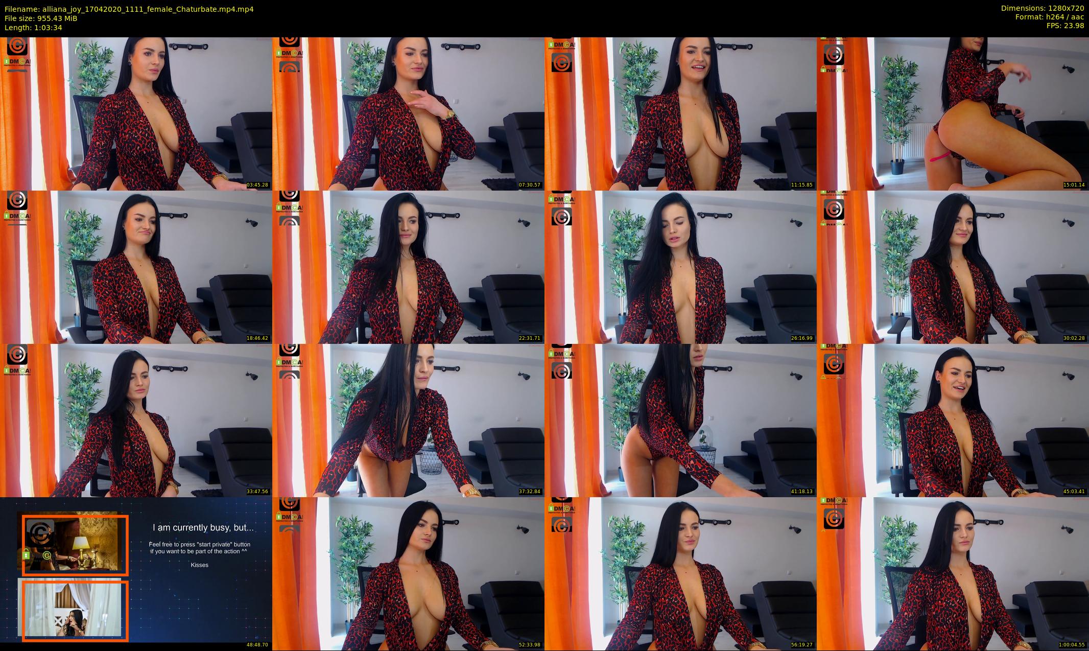 alliana_joy — 64 minute Chaturbate female cam show recording, 720p, Apr 17, 2020