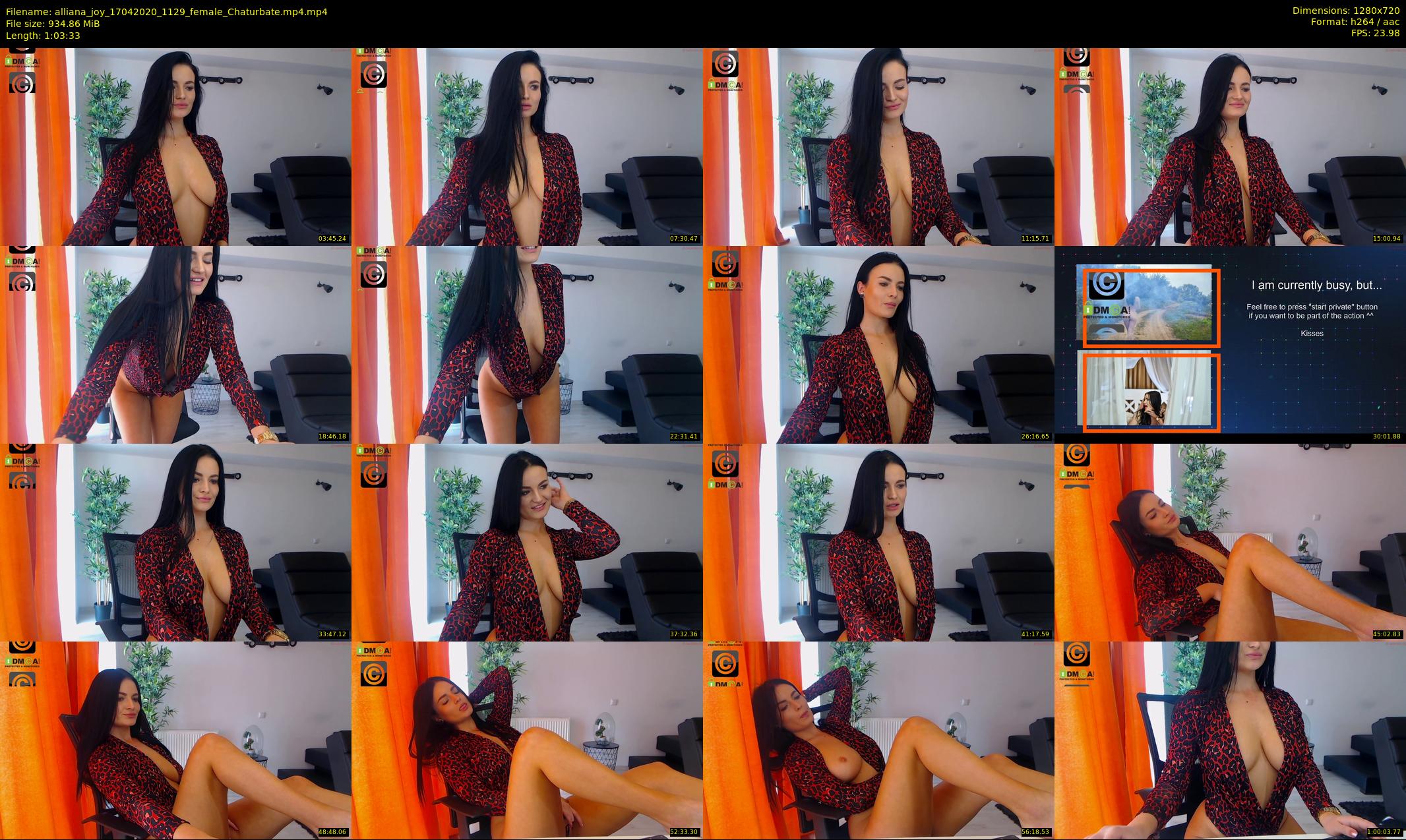 alliana_joy — 64 minute Chaturbate female cam show recording, 720p, Apr 17, 2020