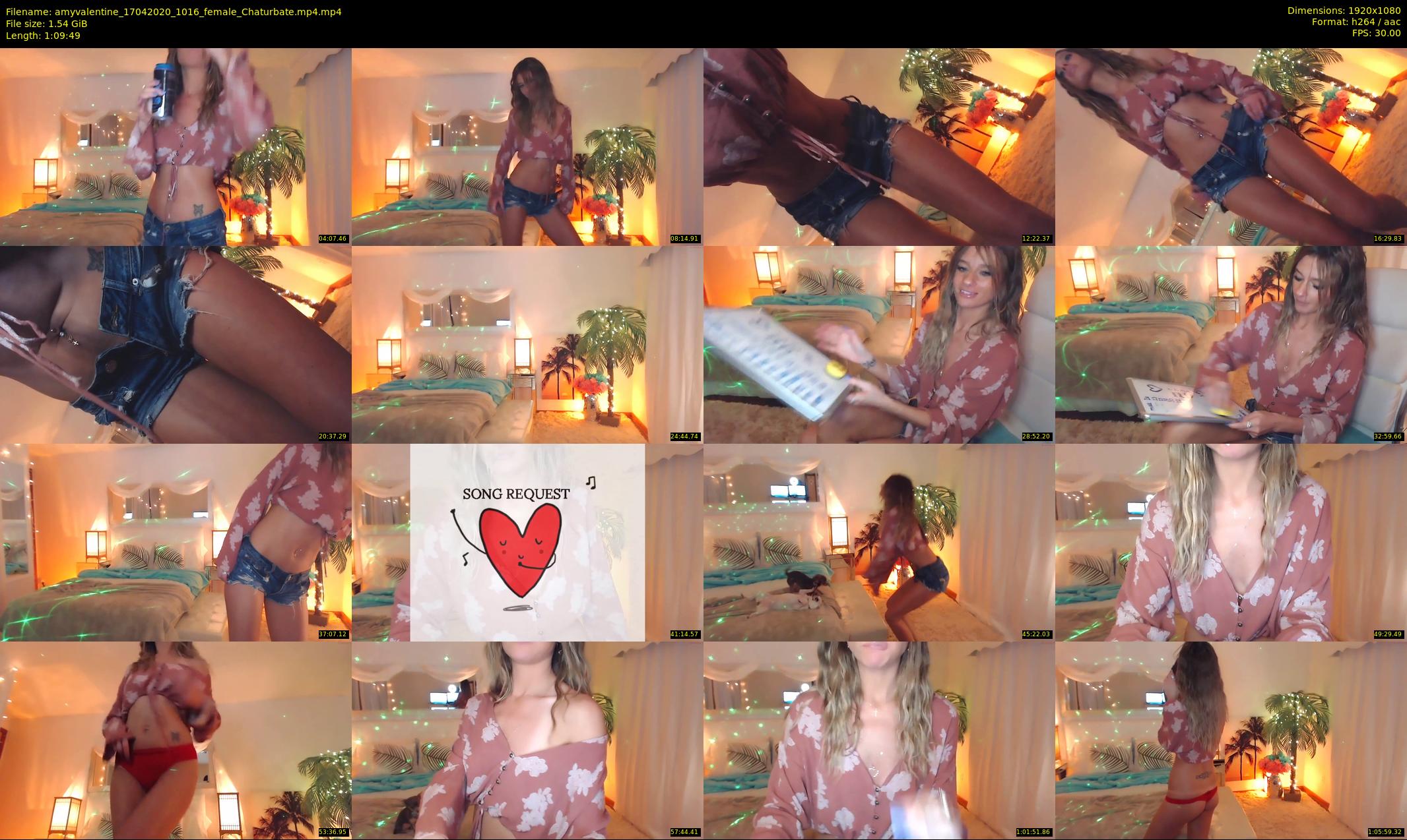 amyvalentine — 70 minute Chaturbate female cam show recording, 1080p, Apr 17, 2020