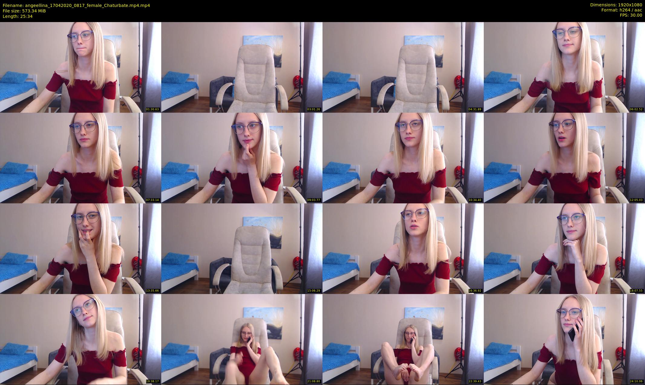 angeellina — 26 minute Chaturbate female cam show recording, 1080p, Apr 17, 2020