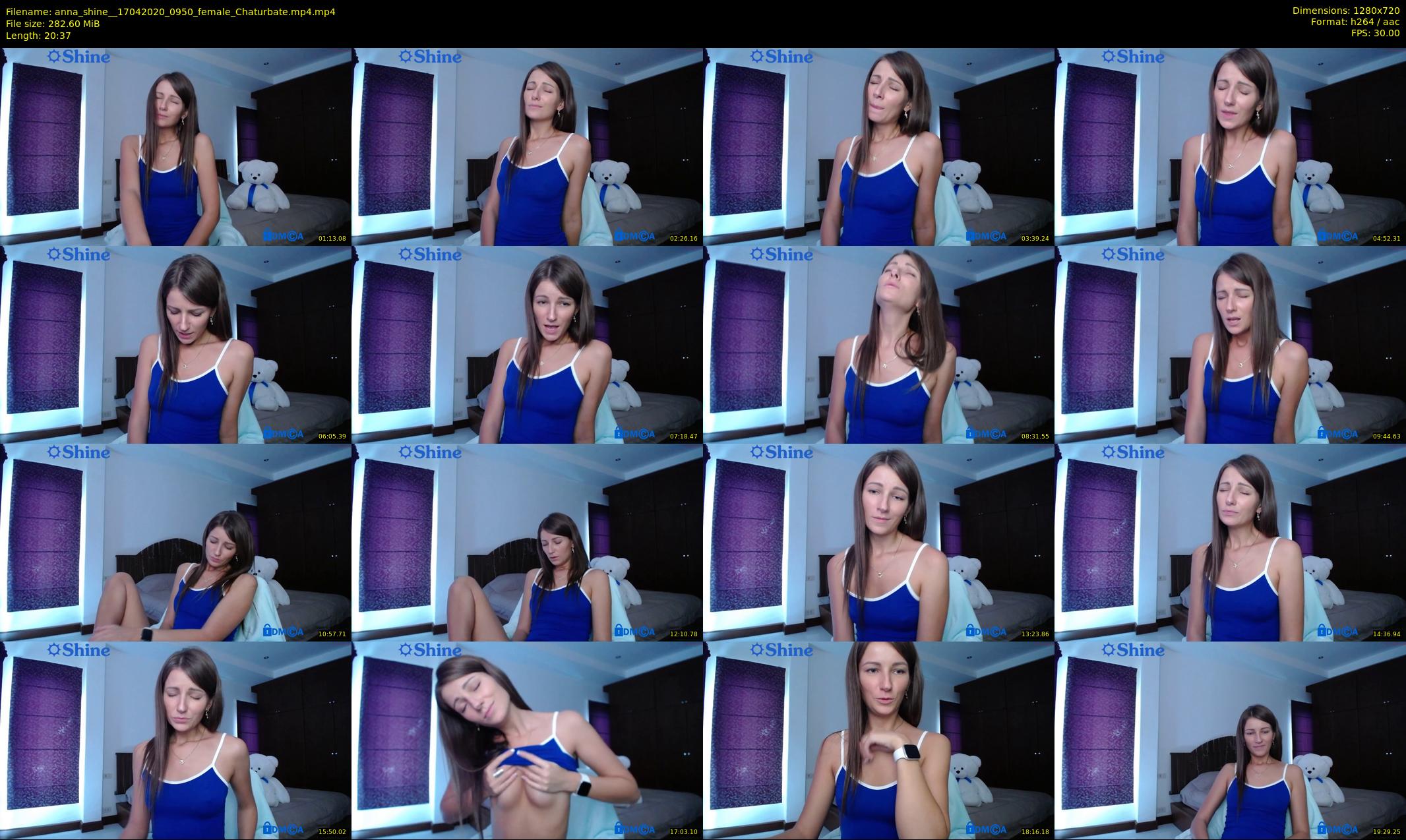 anna_shine_ — 21 minute Chaturbate female cam show recording, 720p, Apr 17, 2020