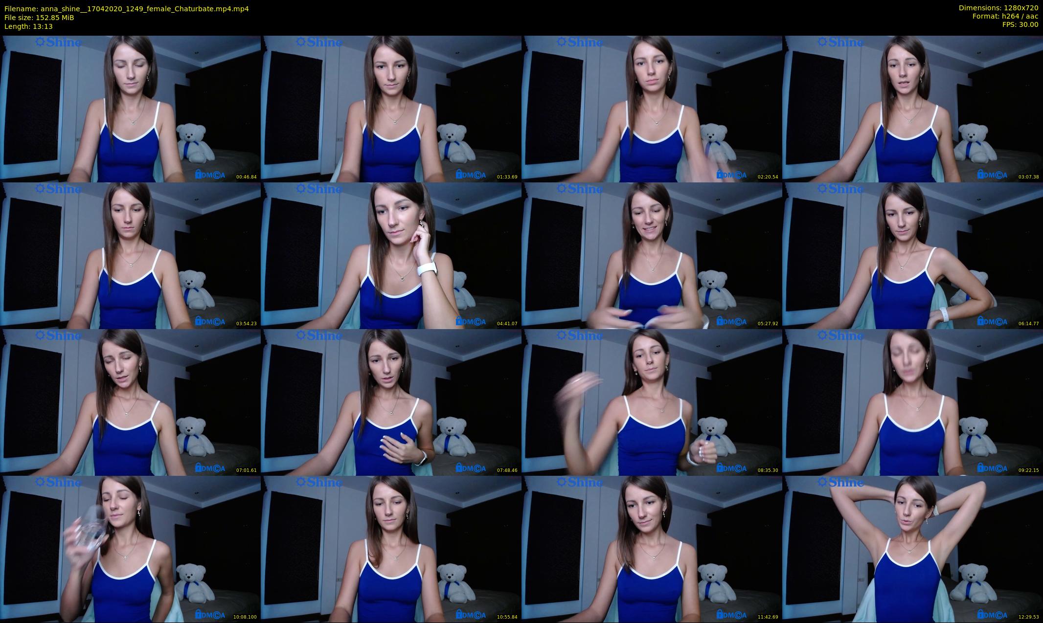 anna_shine_ — 14 minute Chaturbate female cam show recording, 720p, Apr 17, 2020