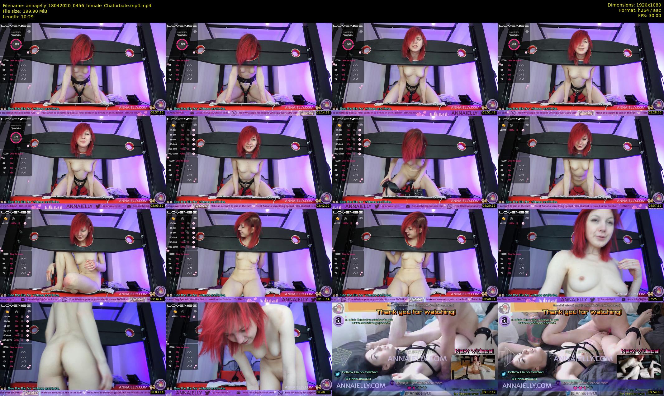 annajelly — 11 minute Chaturbate couple cam show recording, 1080p, Apr 18, 2020