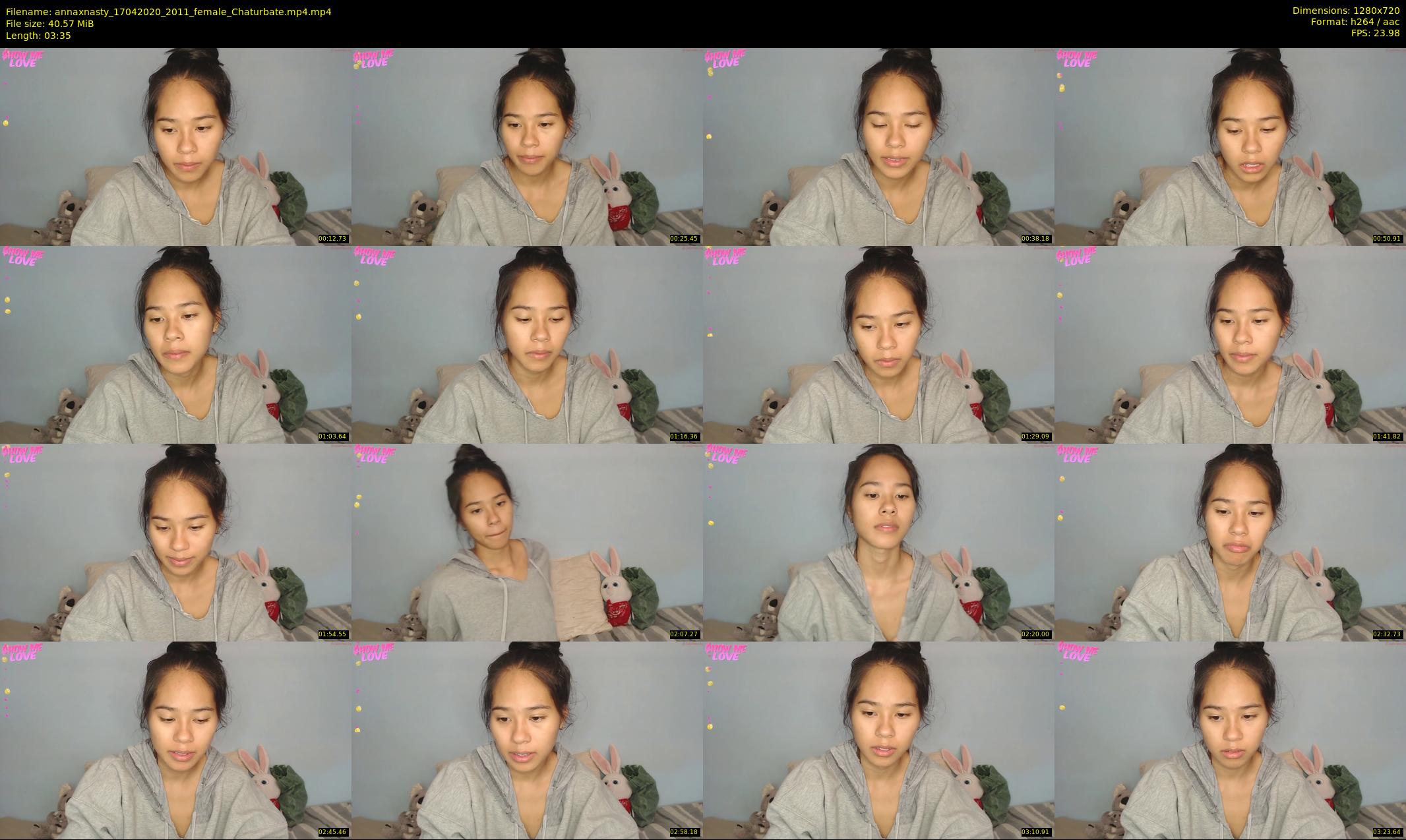 annaxnasty — 4 minute Chaturbate female cam show recording, 720p, Apr 17, 2020