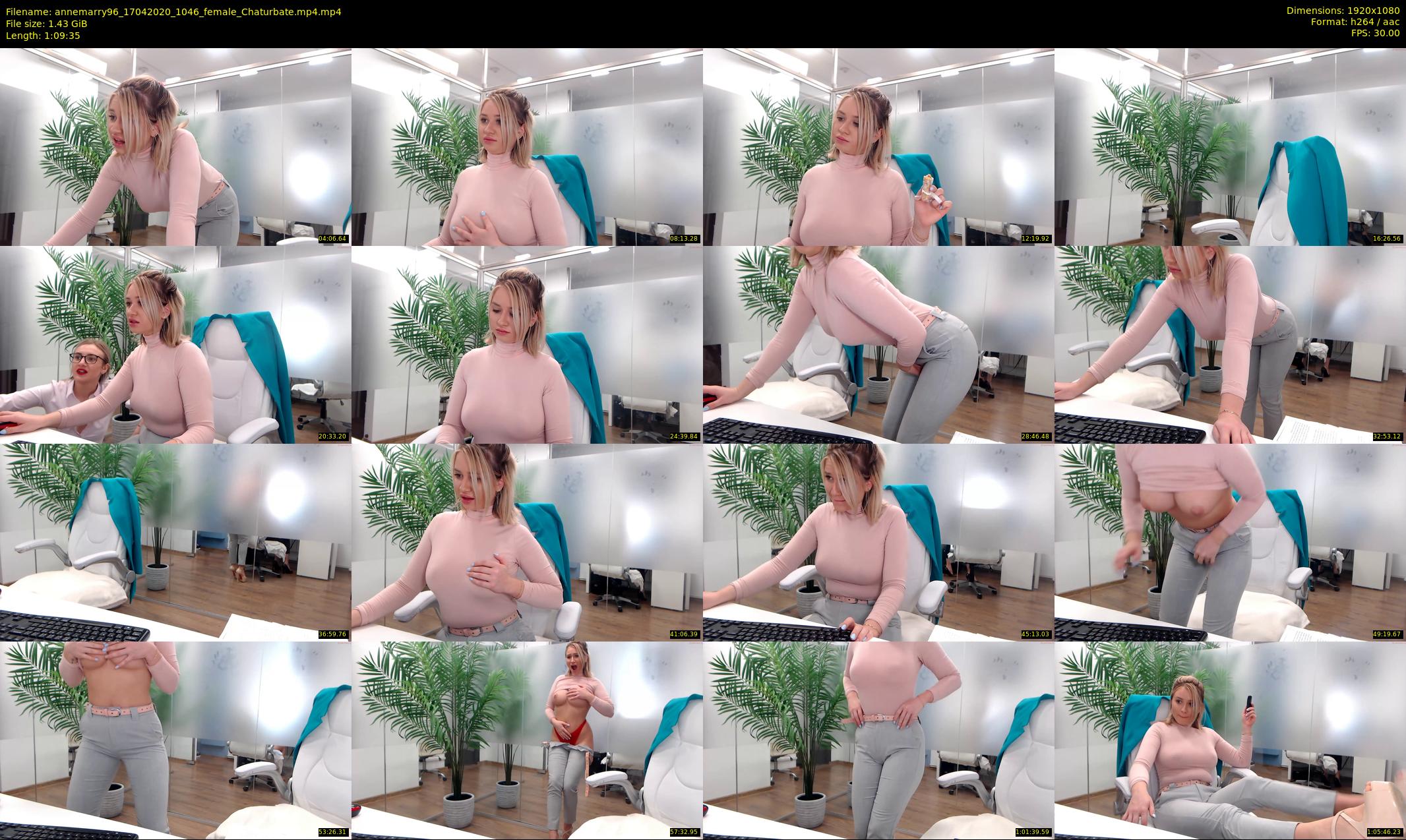 annemarry96 — 70 minute Chaturbate female cam show recording, 1080p, Apr 17, 2020