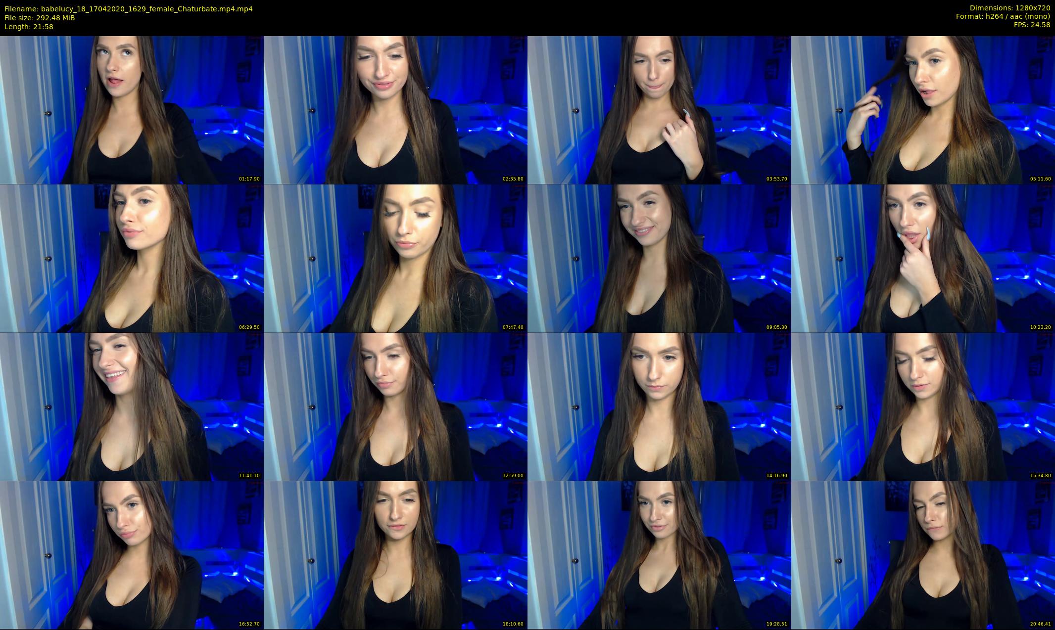 babelucy_18 — 22 minute Chaturbate female cam show recording, 720p, Apr 17, 2020