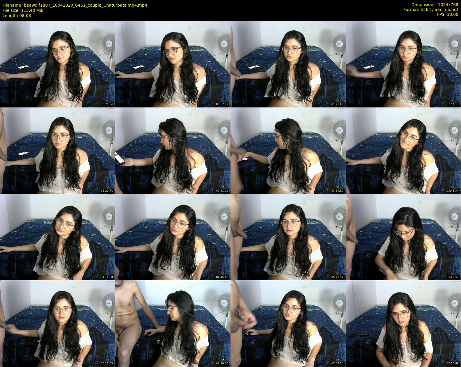 beawolf1887 — 9 minute Chaturbate couple cam show recording, 720p, Apr 18, 2020