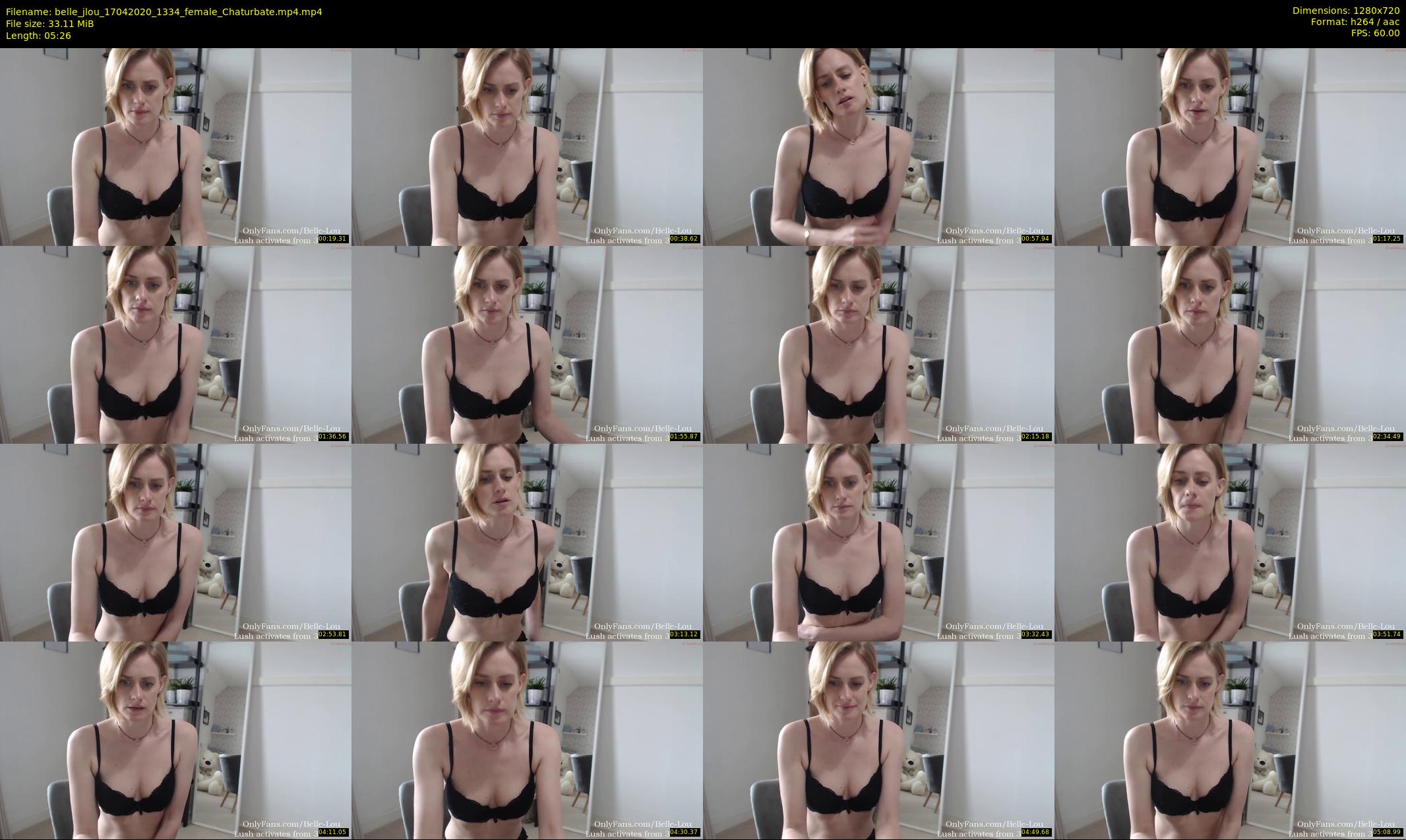 belle_jlou — 6 minute Chaturbate female cam show recording, 720p, Apr 17, 2020