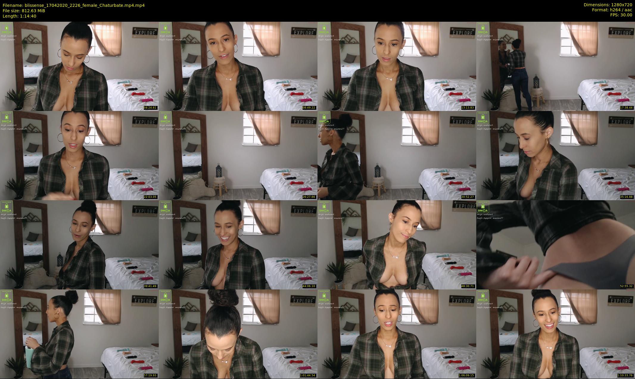 blissense — 75 minute Chaturbate female cam show recording, 720p, Apr 17, 2020