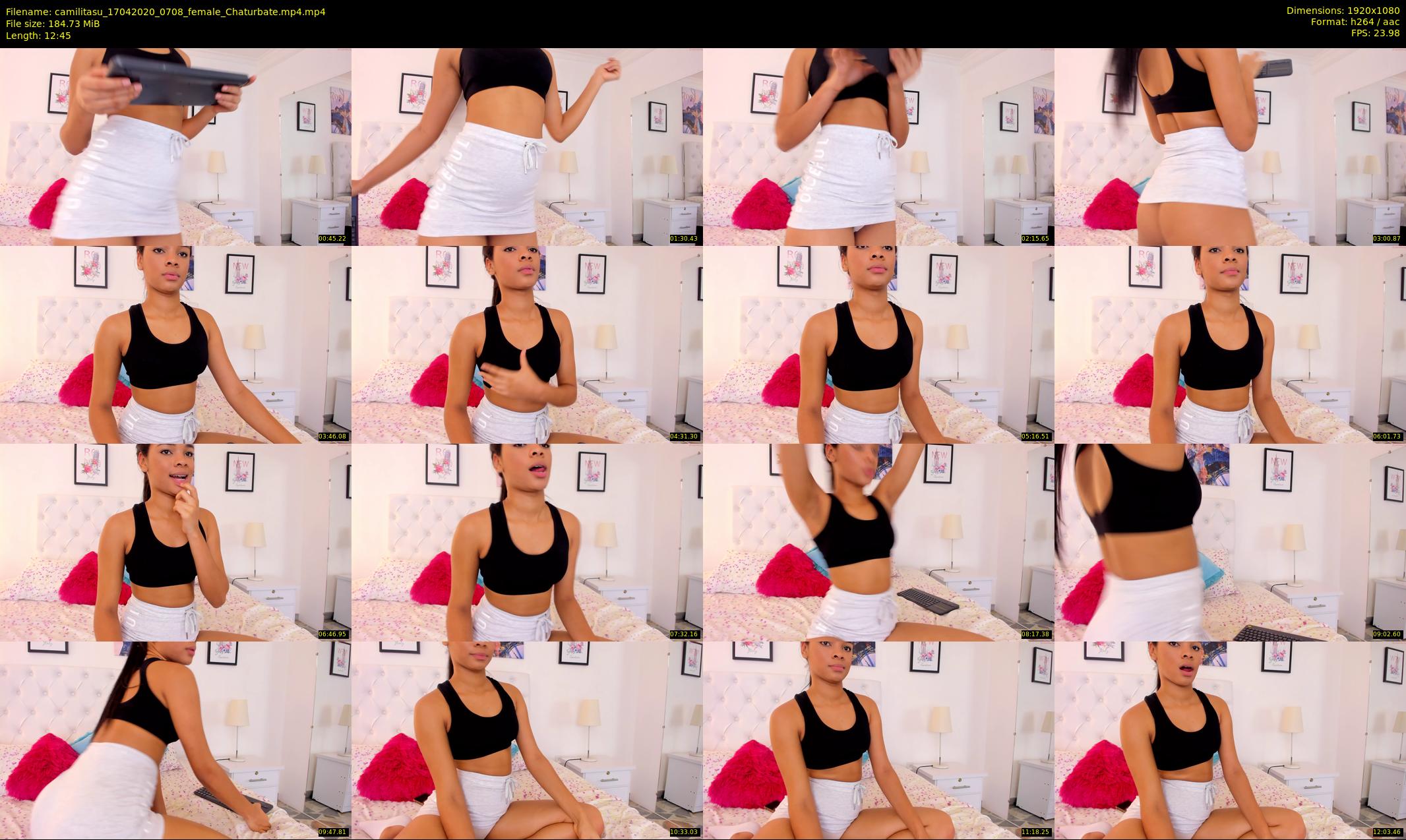 camilitasu — 13 minute Chaturbate female cam show recording, 1080p, Apr 17, 2020