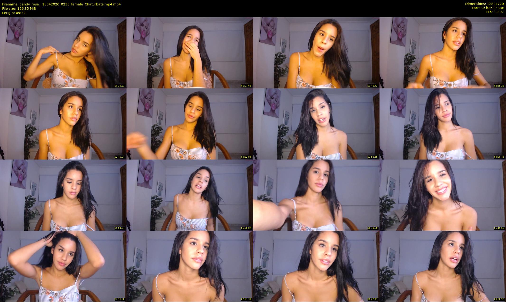 candy_rose_ — 10 minute Chaturbate female cam show recording, 720p, Apr 18, 2020