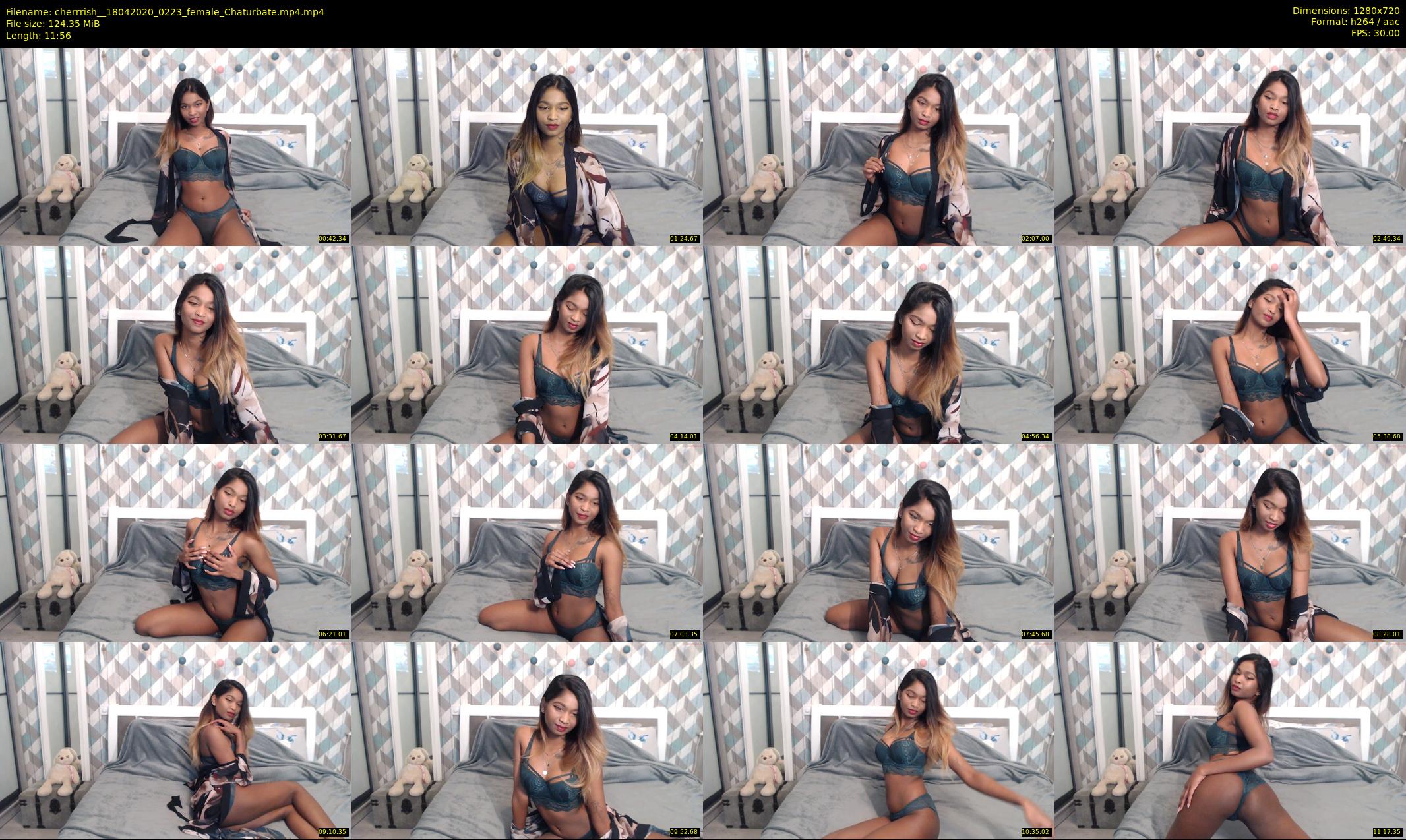 cherrrish_ — 12 minute Chaturbate female cam show recording, 720p, Apr 18, 2020