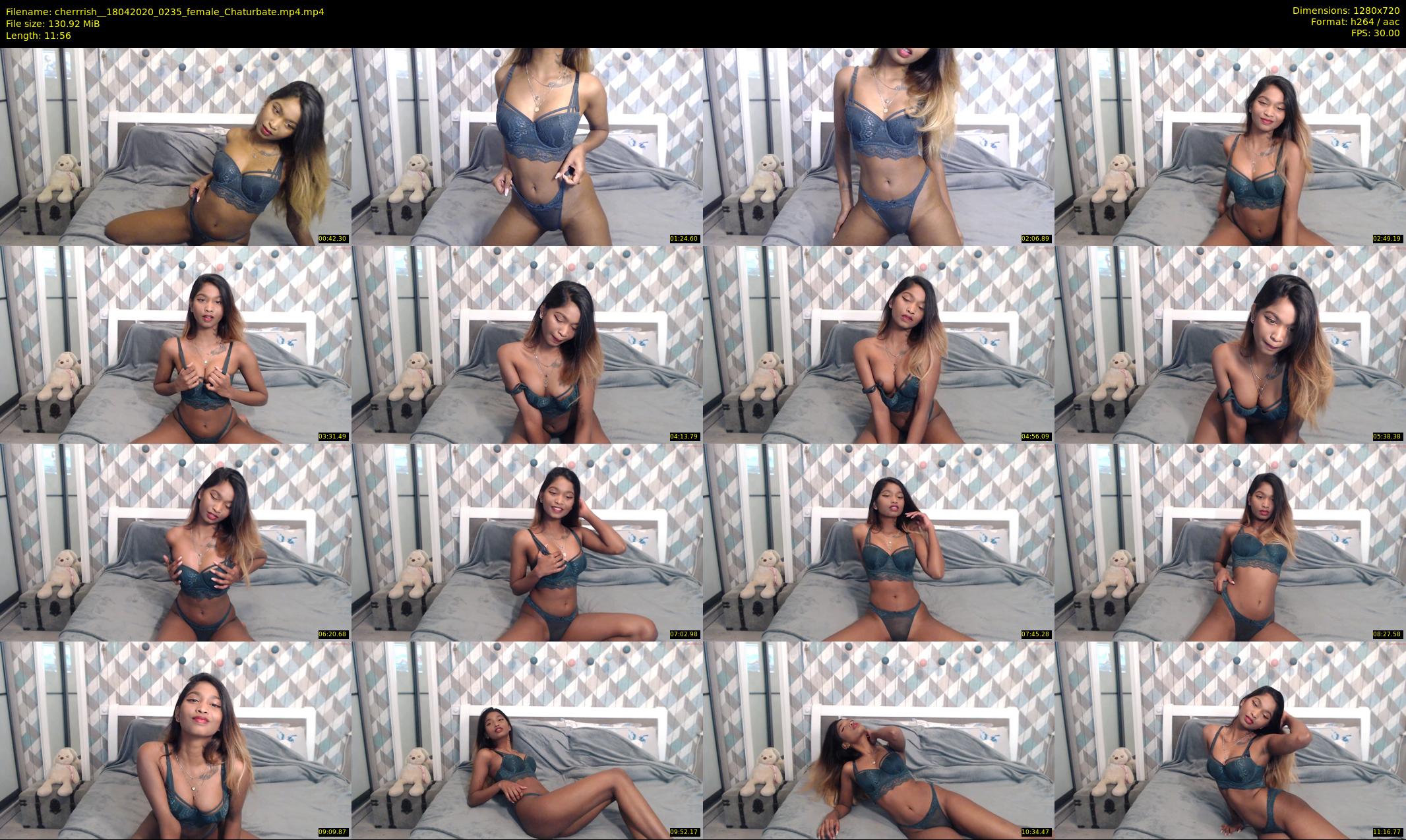cherrrish_ — 12 minute Chaturbate female cam show recording, 720p, Apr 18, 2020