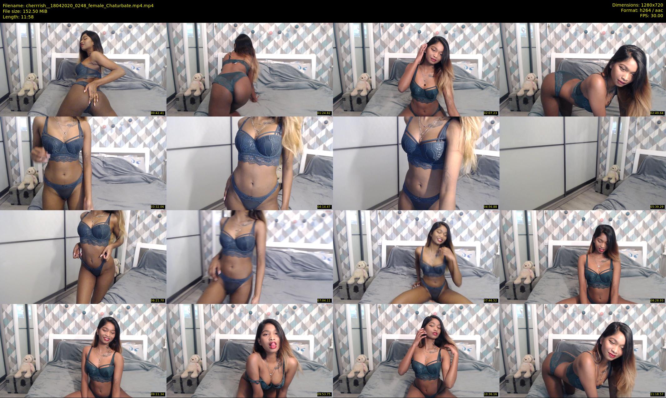 cherrrish_ — 12 minute Chaturbate female cam show recording, 720p, Apr 18, 2020