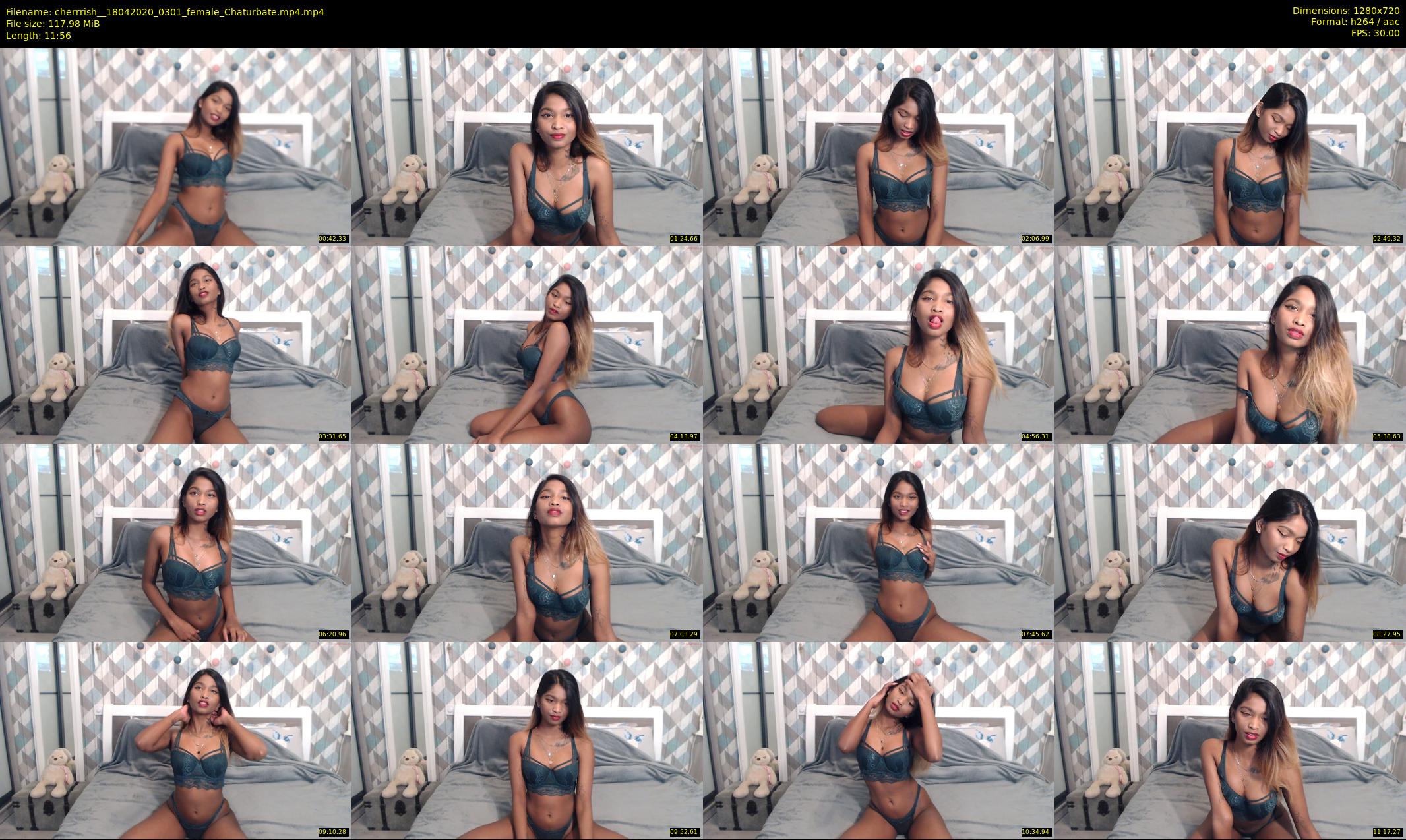 cherrrish_ — 12 minute Chaturbate female cam show recording, 720p, Apr 18, 2020
