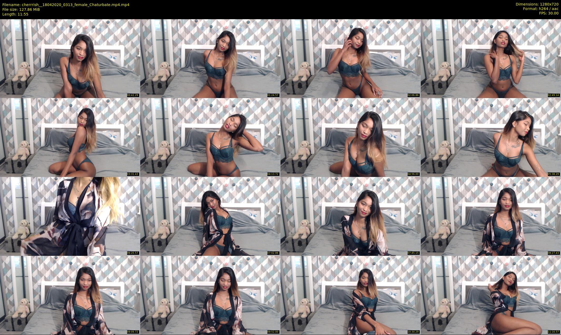 cherrrish_ — 12 minute Chaturbate female cam show recording, 720p, Apr 18, 2020