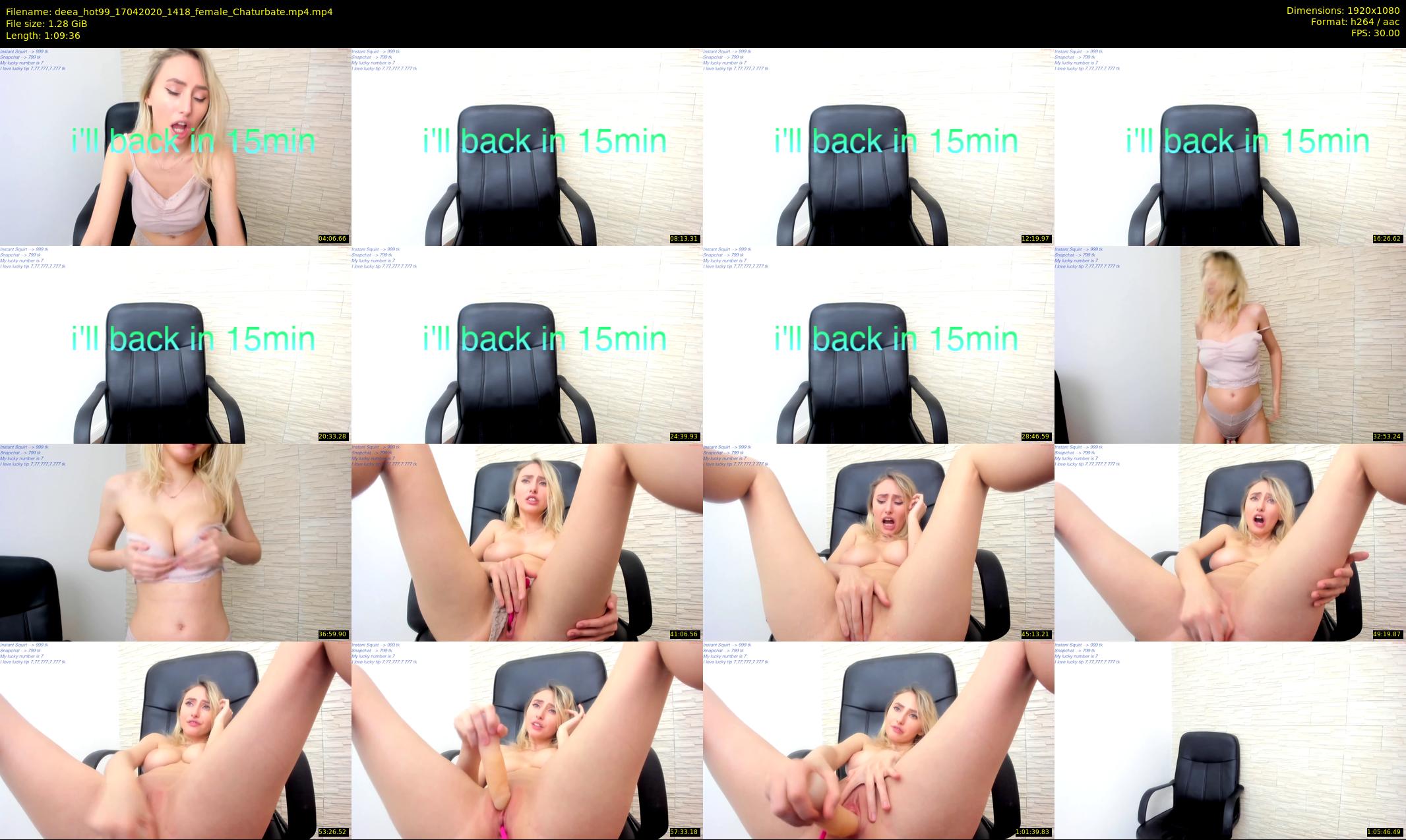 deea_hot99 — 70 minute Chaturbate female cam show recording, 1080p, Apr 17, 2020